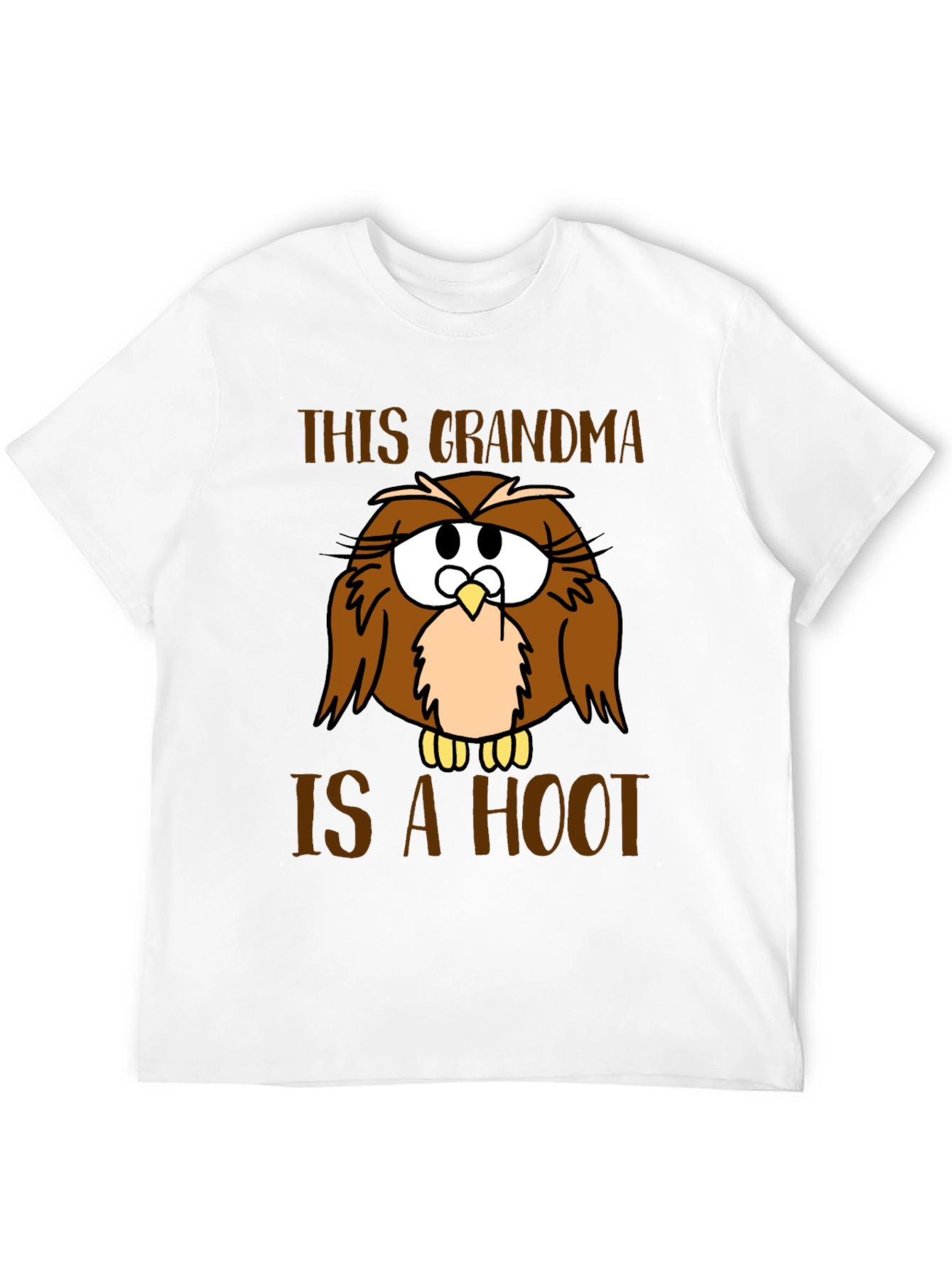 Funny Grandma Owl Graphic T-Shirt
