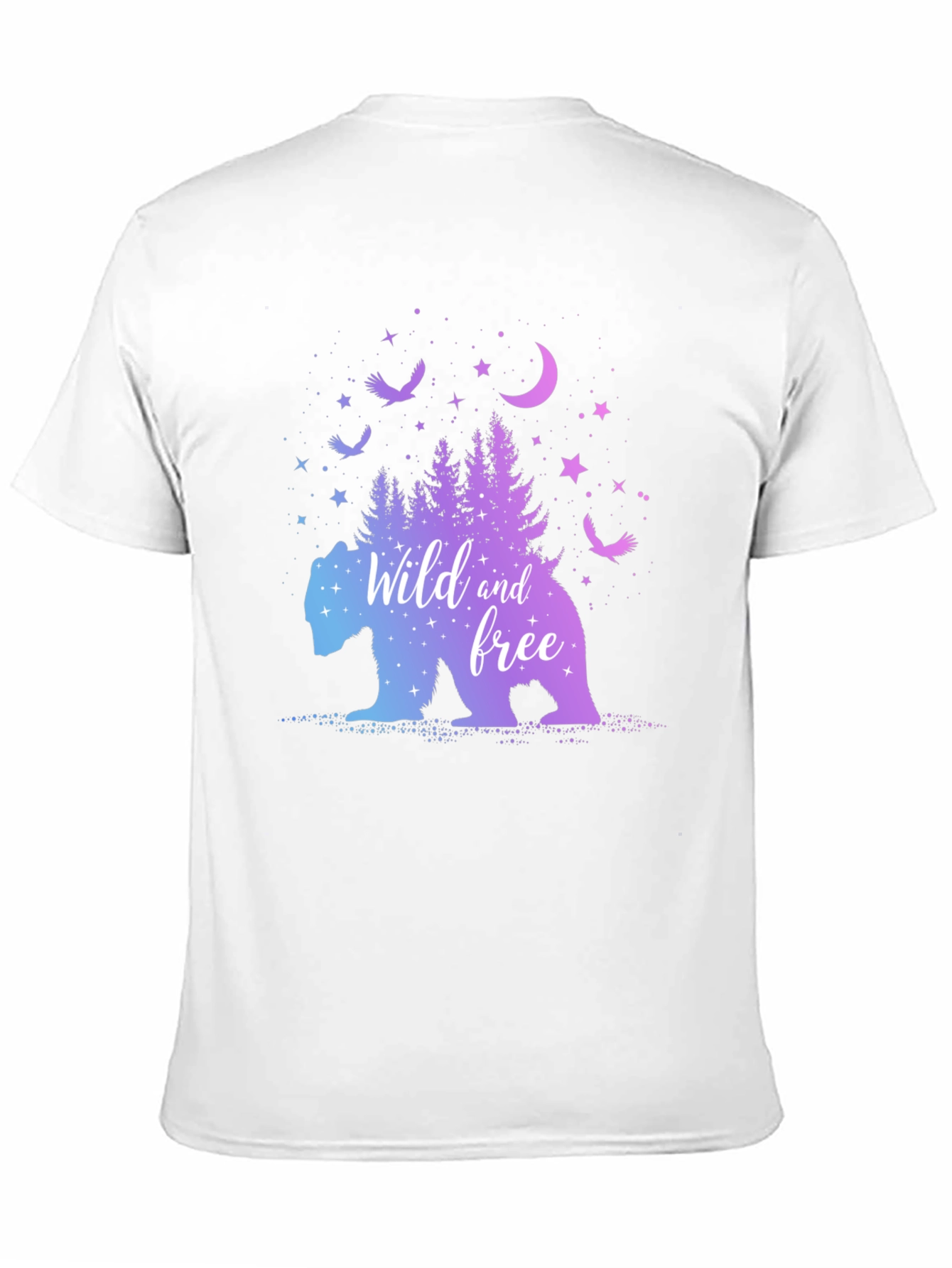 Wild and Free Bear Graphic Tee - Unisex