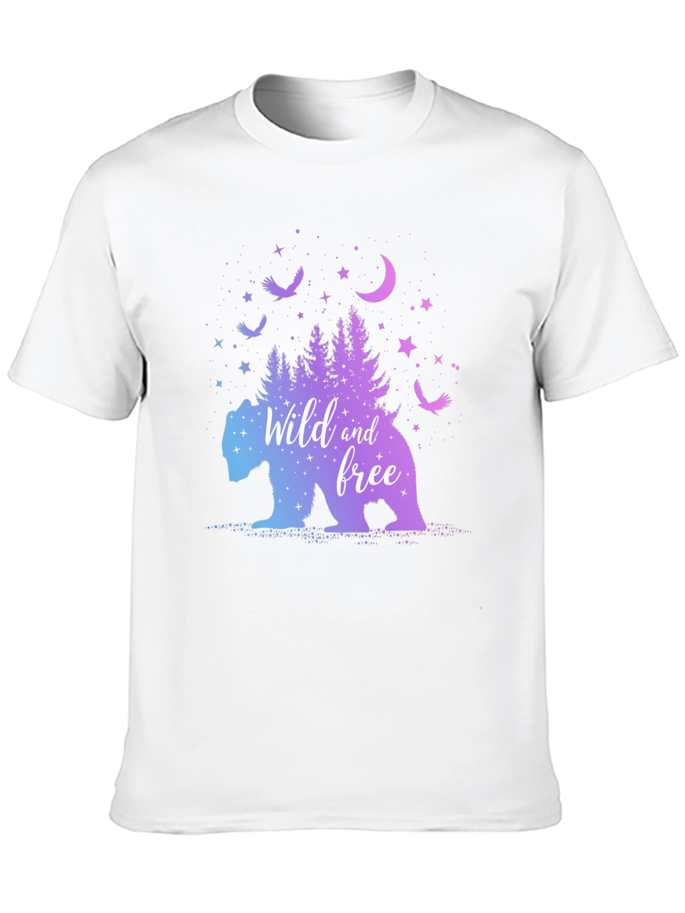Wild and Free Bear Graphic Tee - Unisex