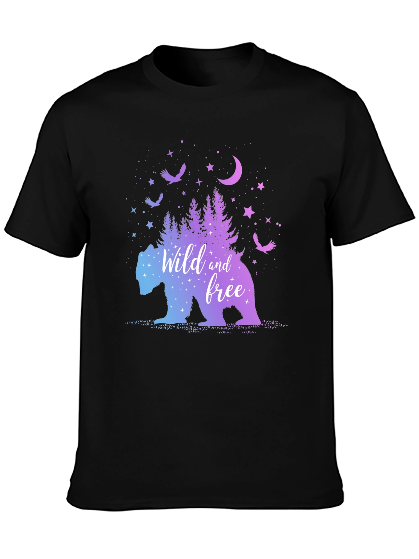 Wild and Free Bear Graphic Tee - Unisex