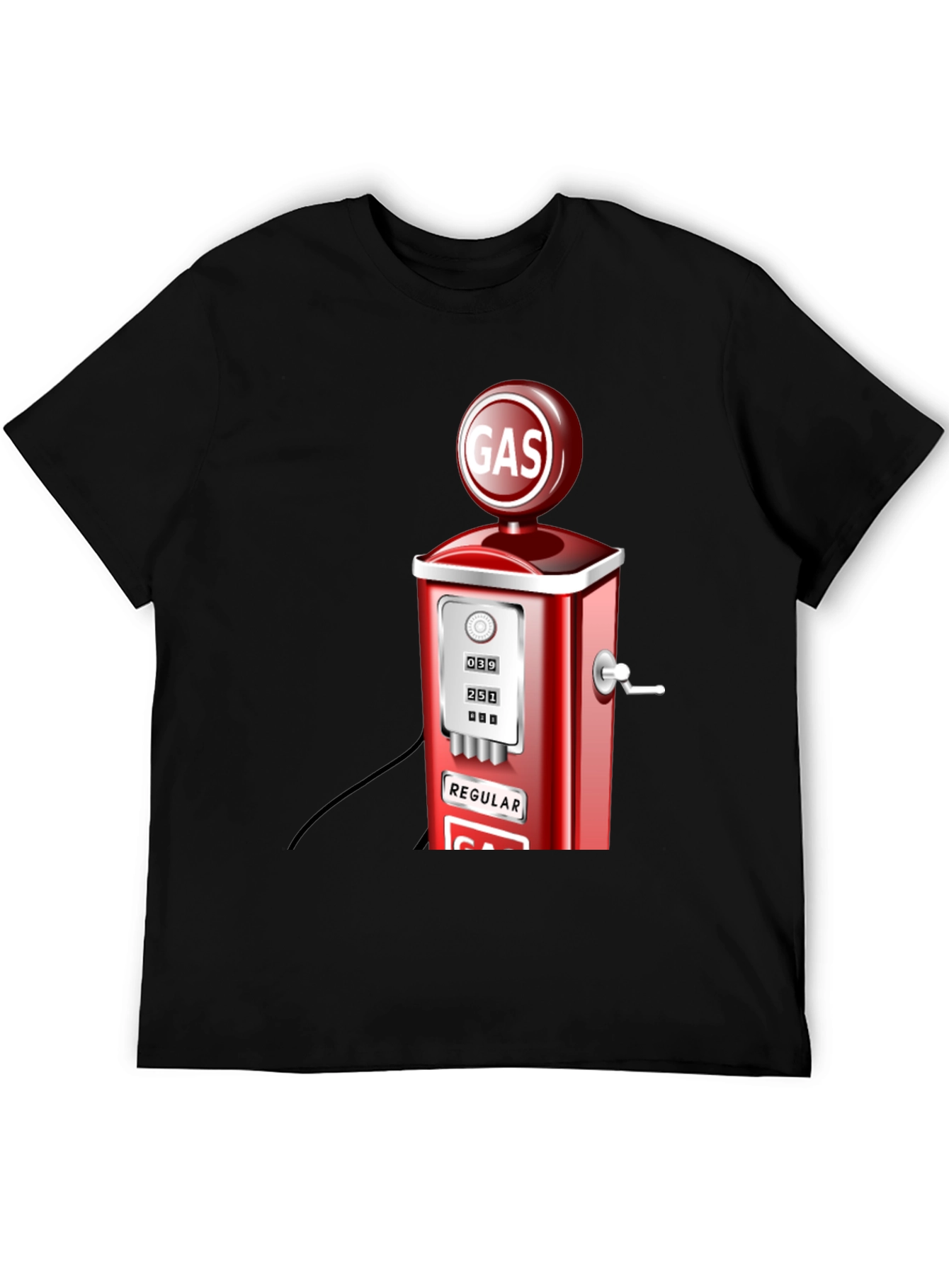 Retro Gas Pump Graphic T-Shirt