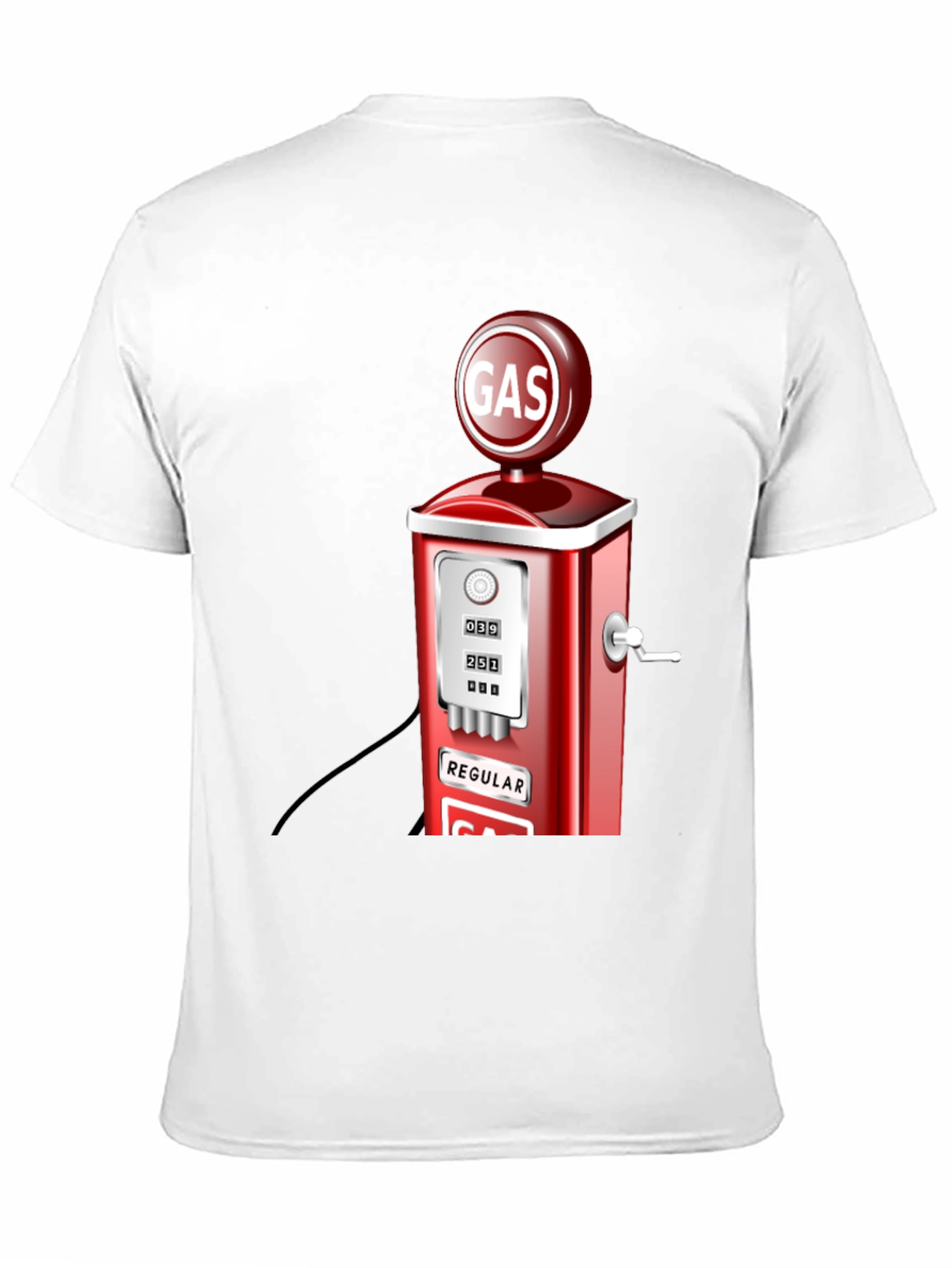 Retro Gas Pump Graphic T-Shirt