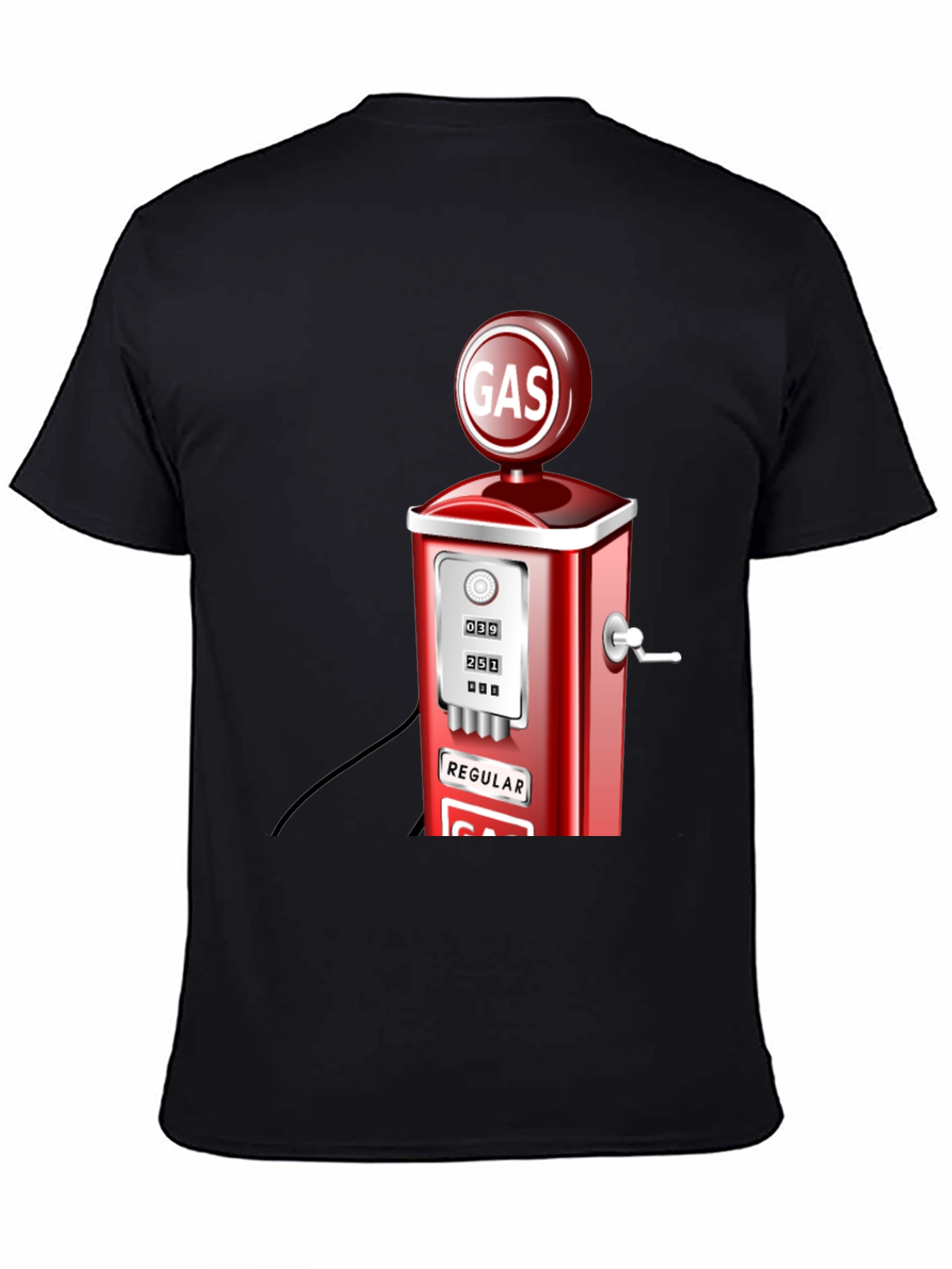 Retro Gas Pump Graphic T-Shirt