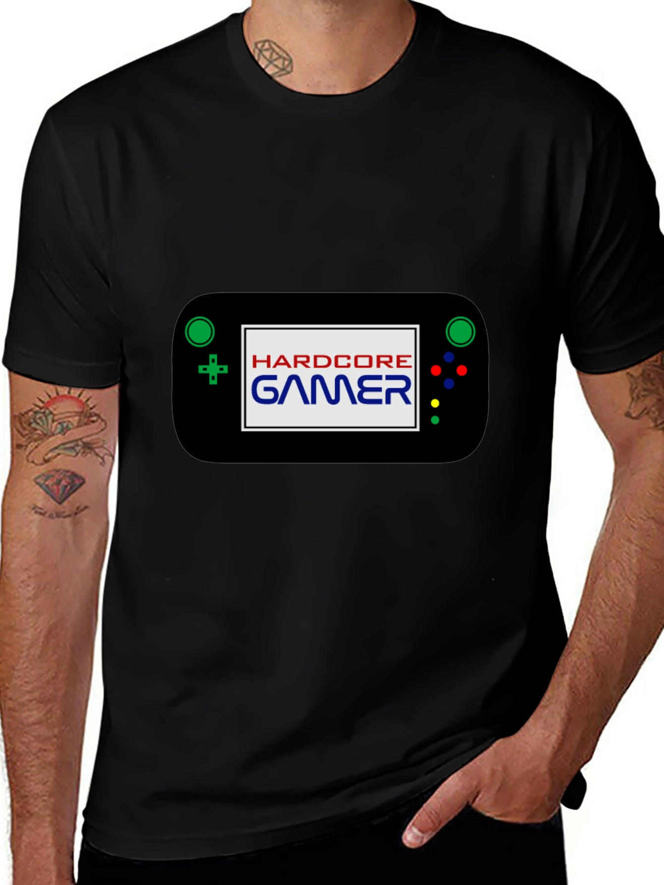 Hardcore Gamer Graphic T-Shirt