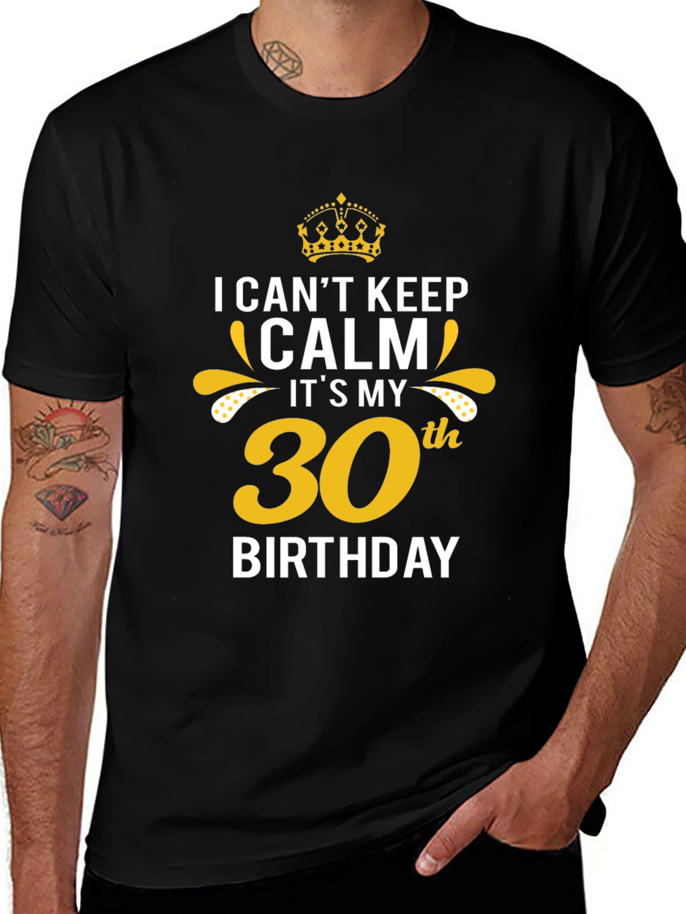 30th Birthday T-Shirt: Stay Calm!