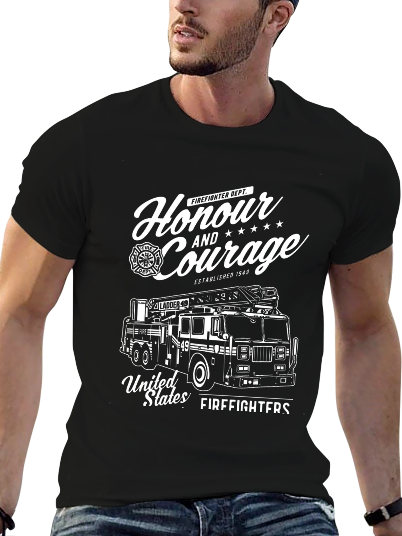 Honour and Courage Firefighter T-Shirt