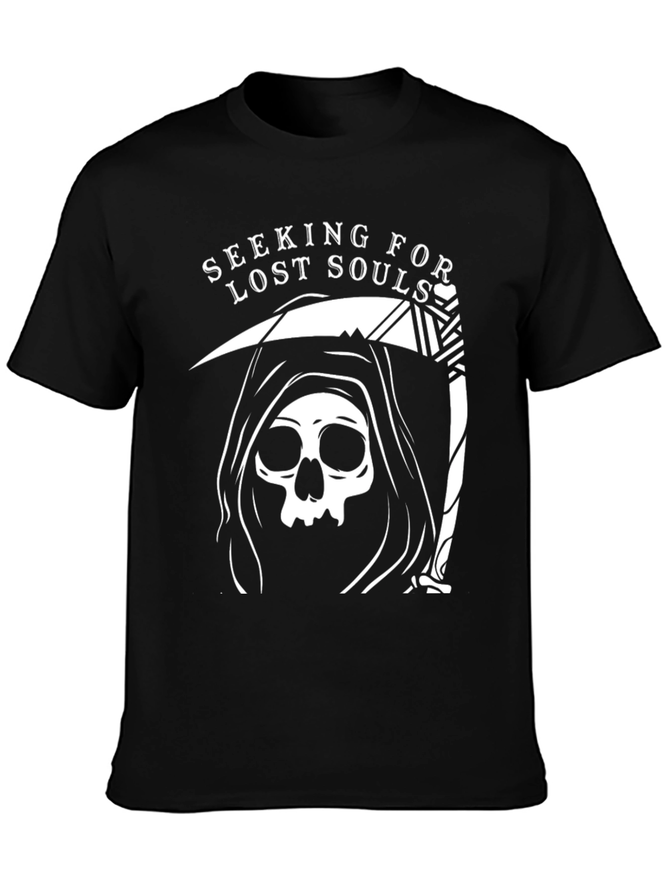 Seeking Lost Souls Grim Reaper Graphic Tee