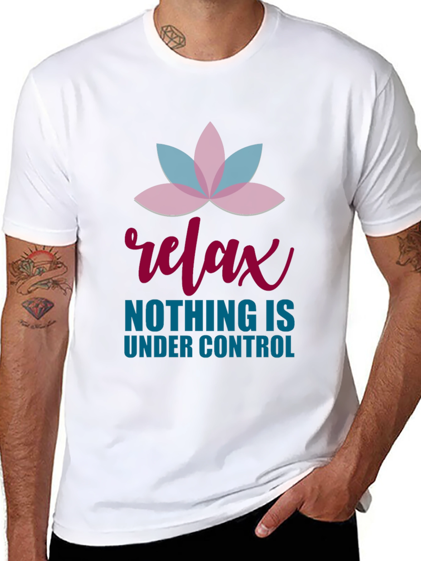 Relax T-Shirt -  Comfortable Cotton Blend Tee
