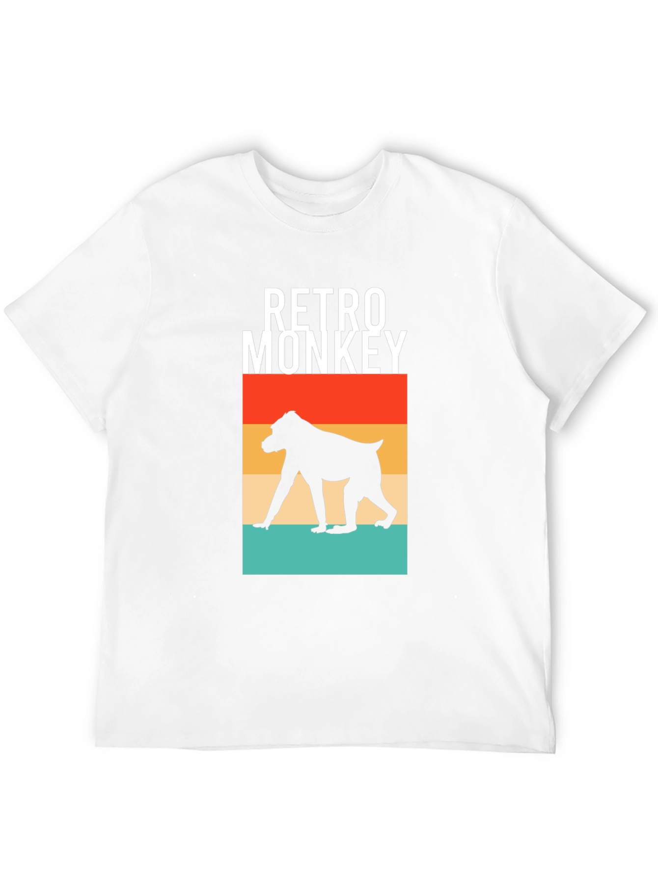 Retro Monkey Graphic Tee - Classic Cool