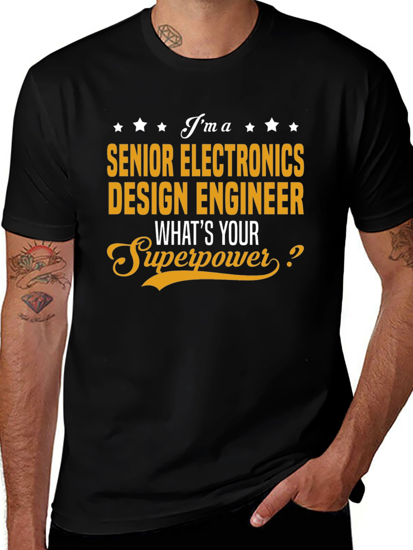 Senior Electronics Design Engineer Superpower T-Shirt
