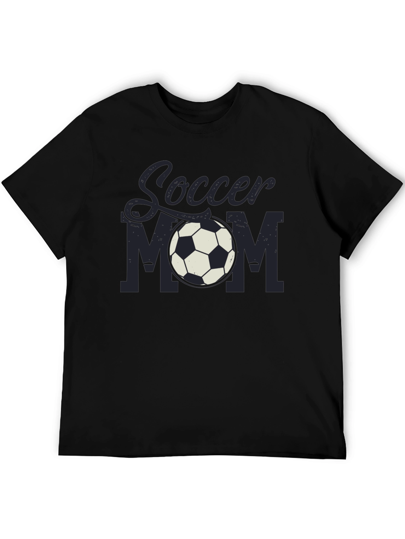 Soccer Mom Graphic T-Shirt - Black