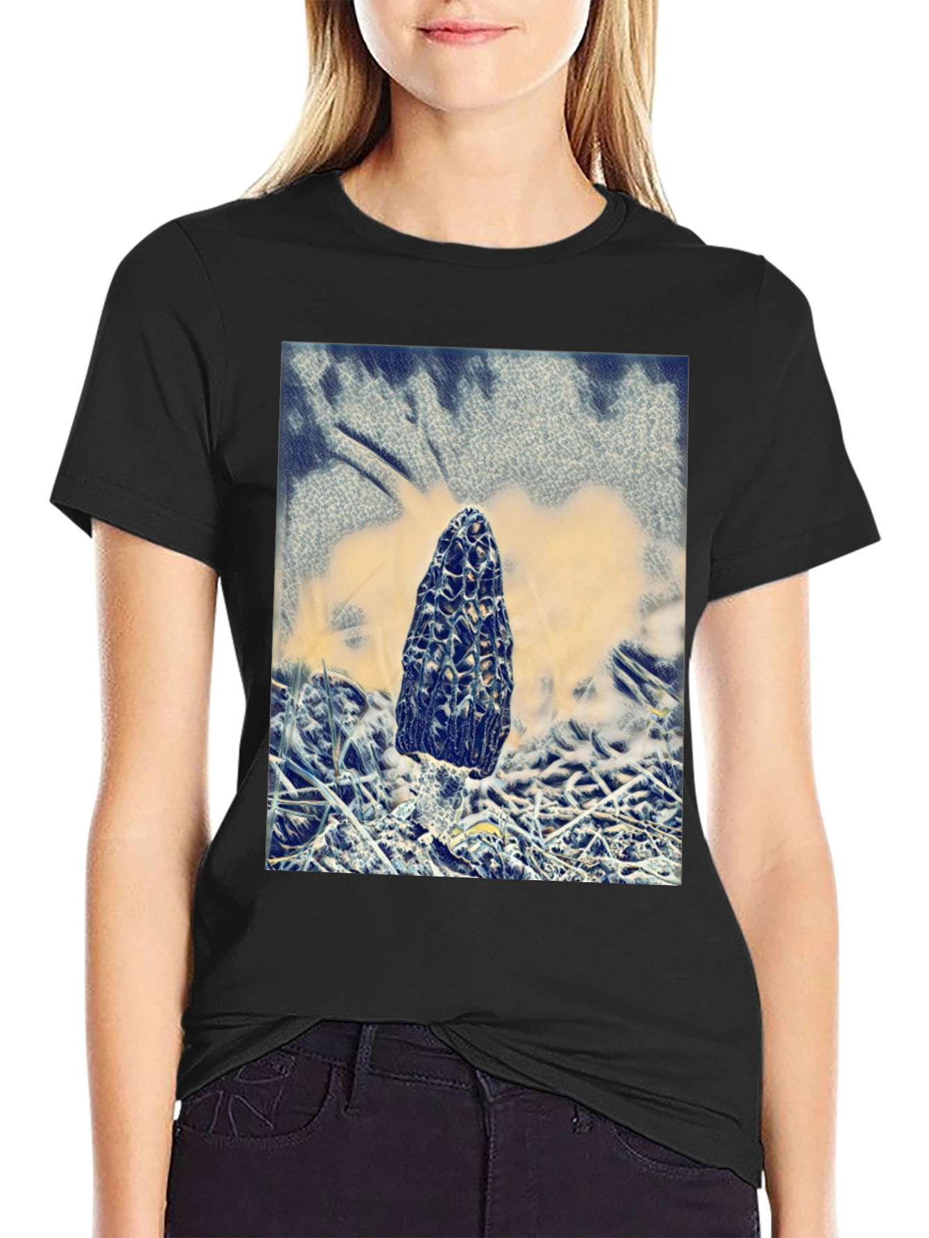 Morel Mushroom Graphic Tee
