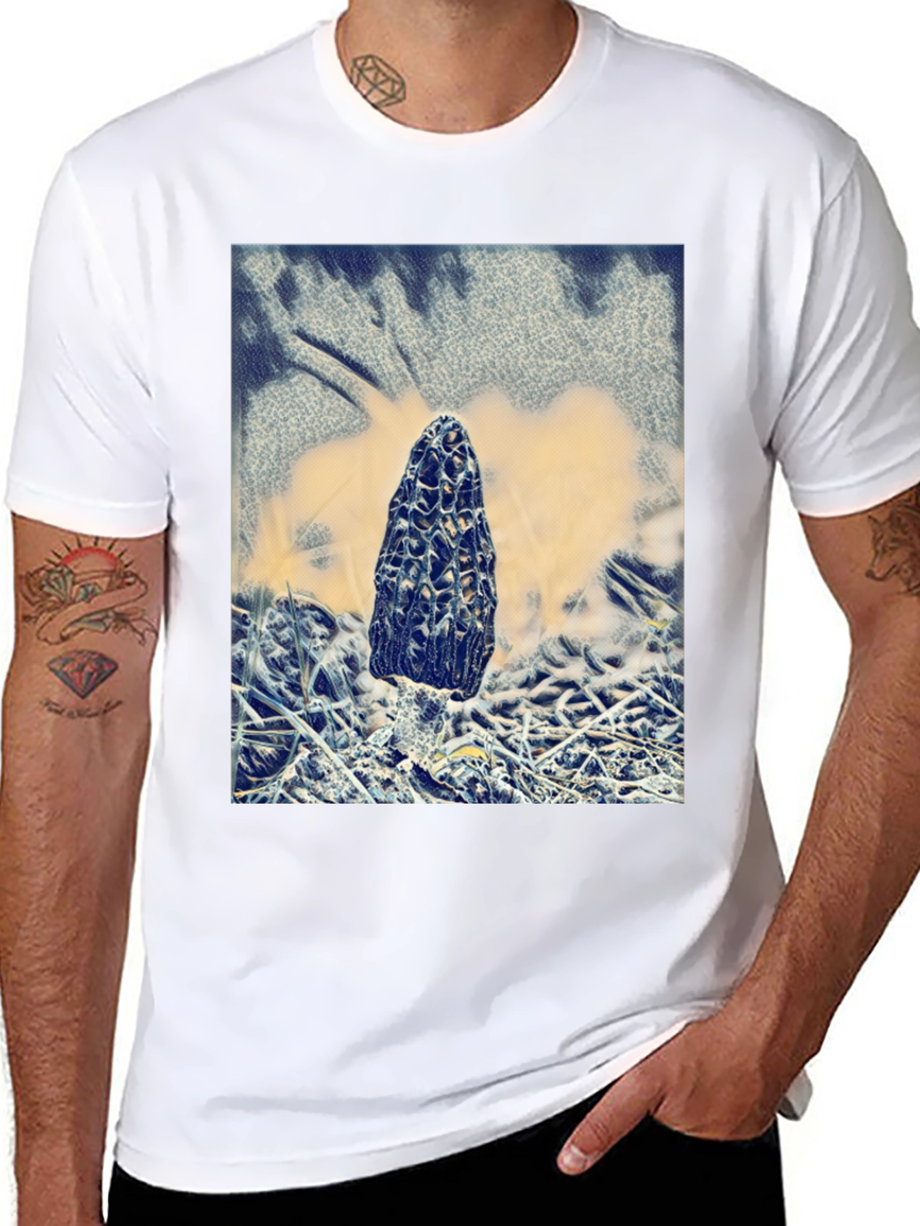 Morel Mushroom Graphic Tee