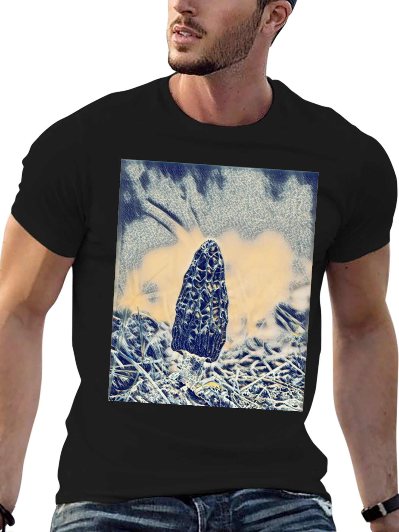 Morel Mushroom Graphic Tee