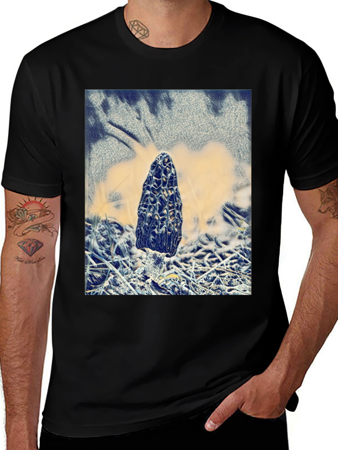 Morel Mushroom Graphic Tee