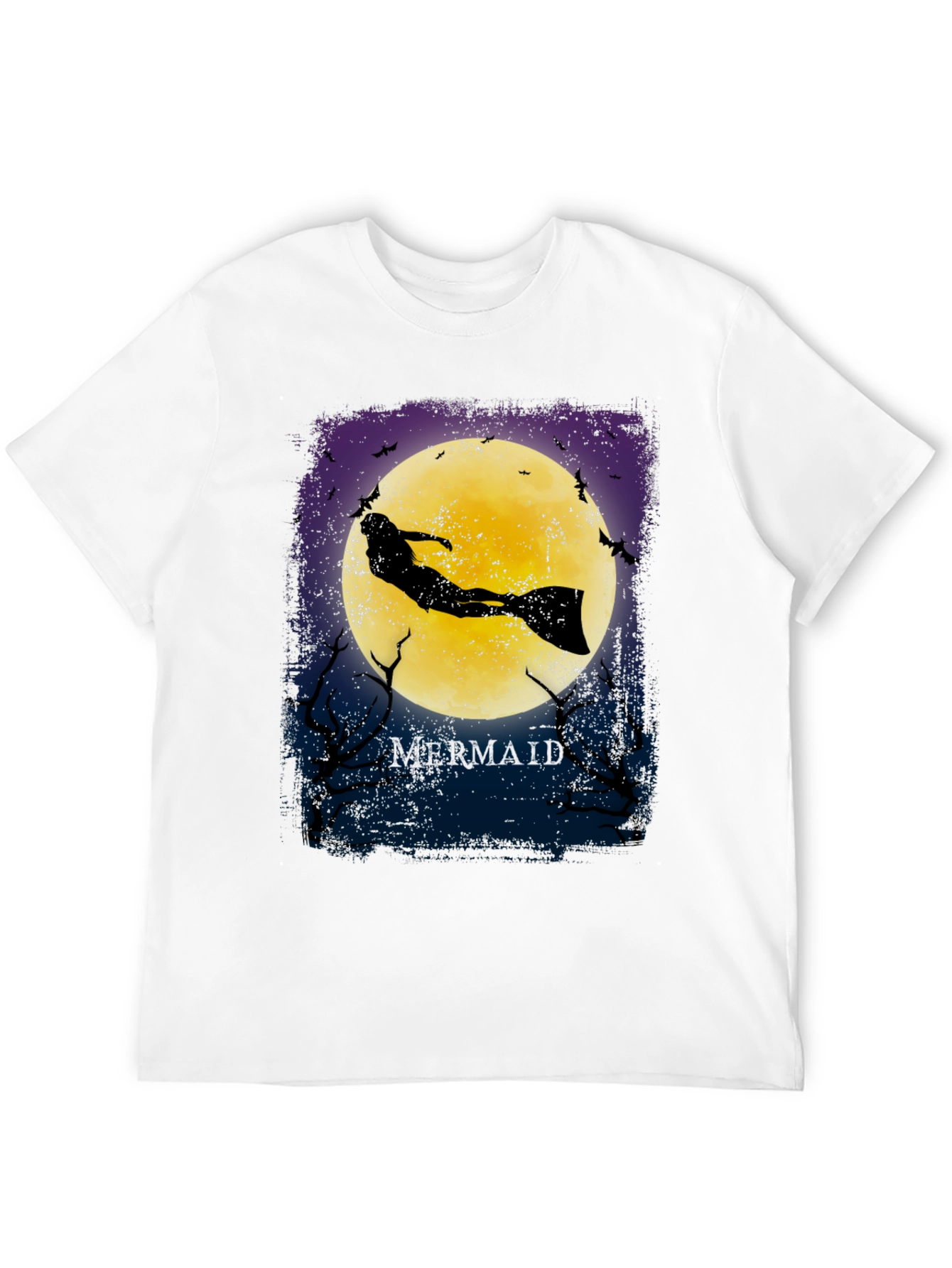 Mermaid Silhouette Graphic T-Shirt