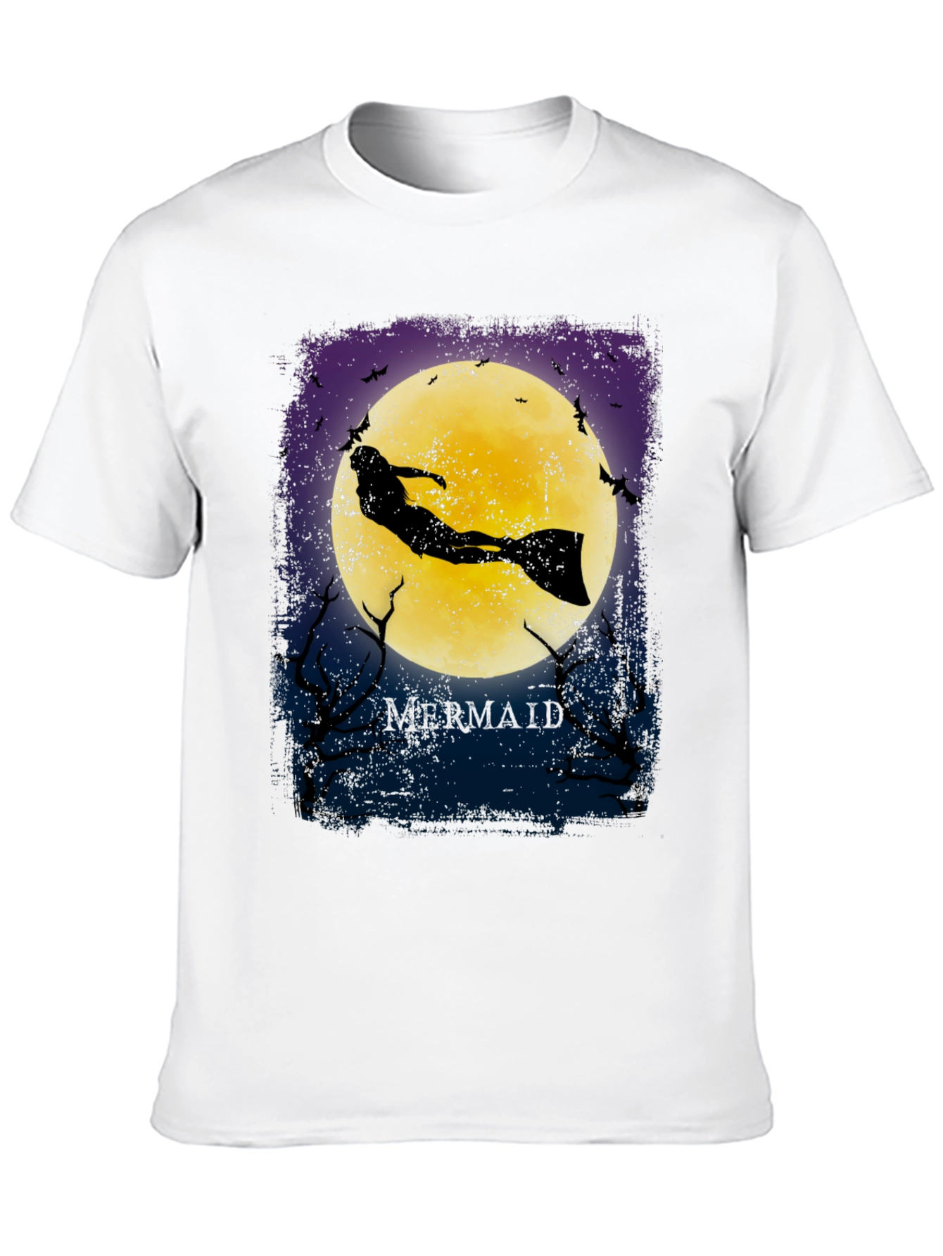 Mermaid Silhouette Graphic T-Shirt