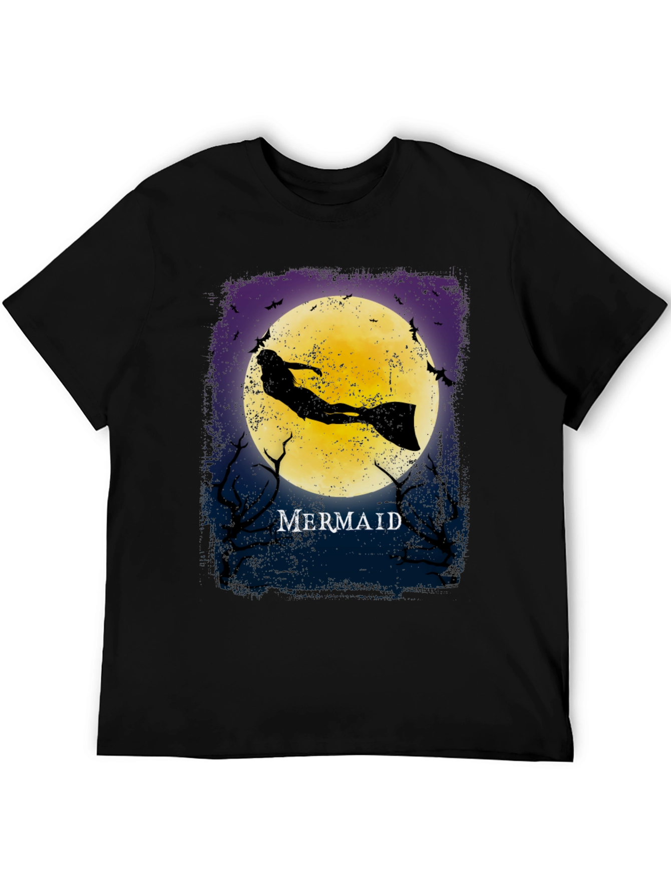 Mermaid Silhouette Graphic T-Shirt