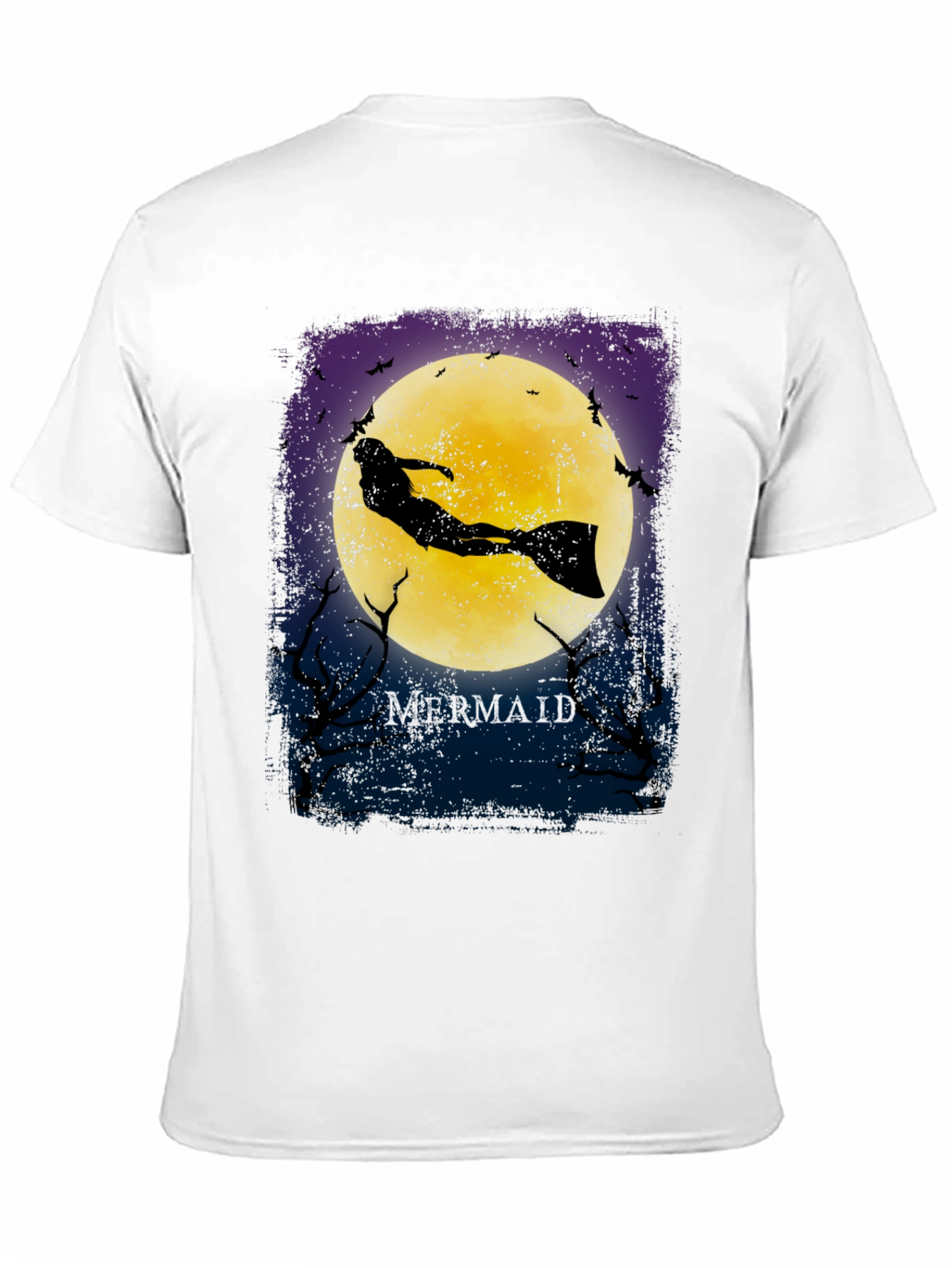 Mermaid Silhouette Graphic T-Shirt