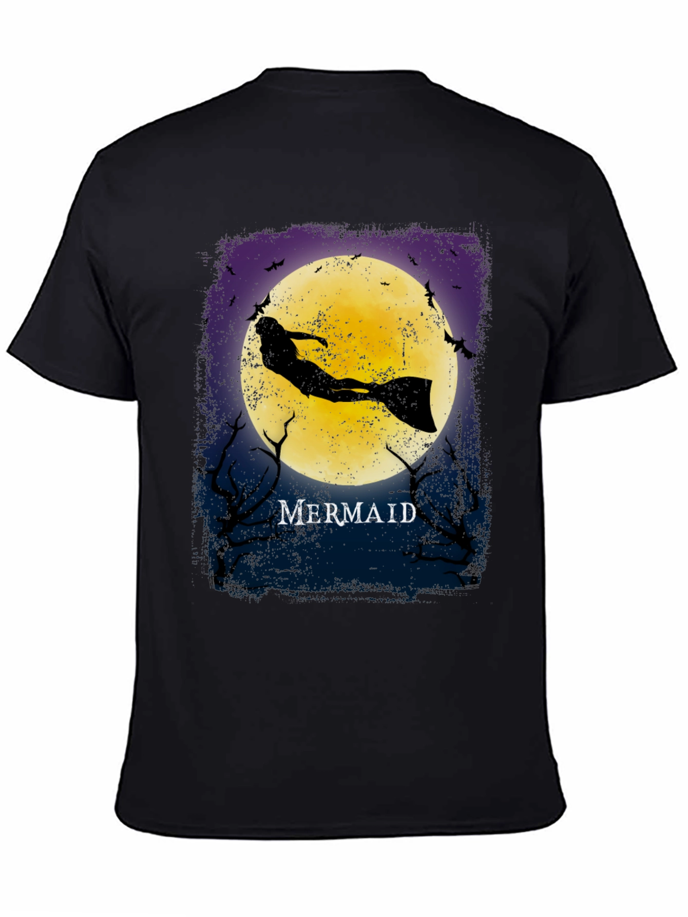 Mermaid Silhouette Graphic T-Shirt