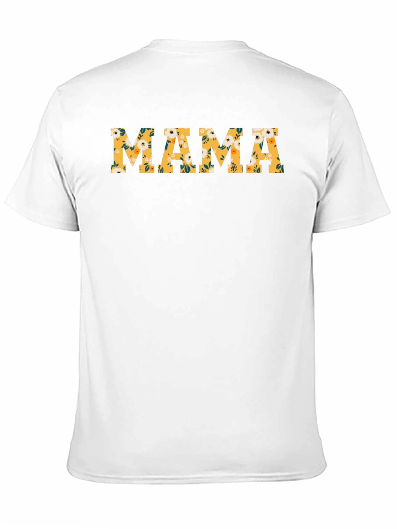 Floral Mama Graphic T-Shirt - Black Cotton Tee