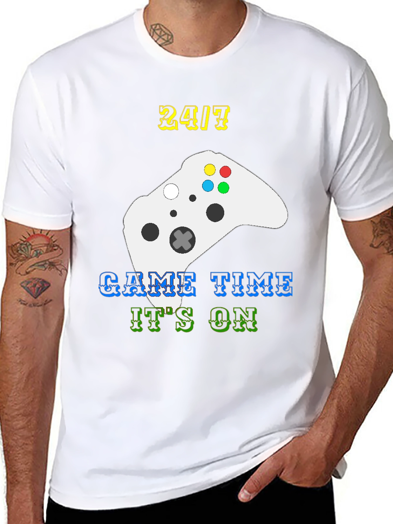 Game Time T-Shirt - Gamer Style Tee
