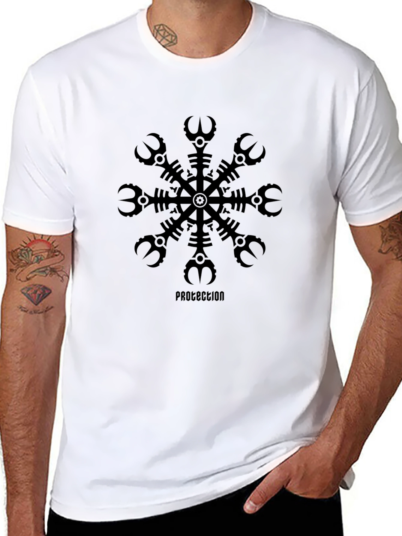 Protection Symbol Graphic T-Shirt