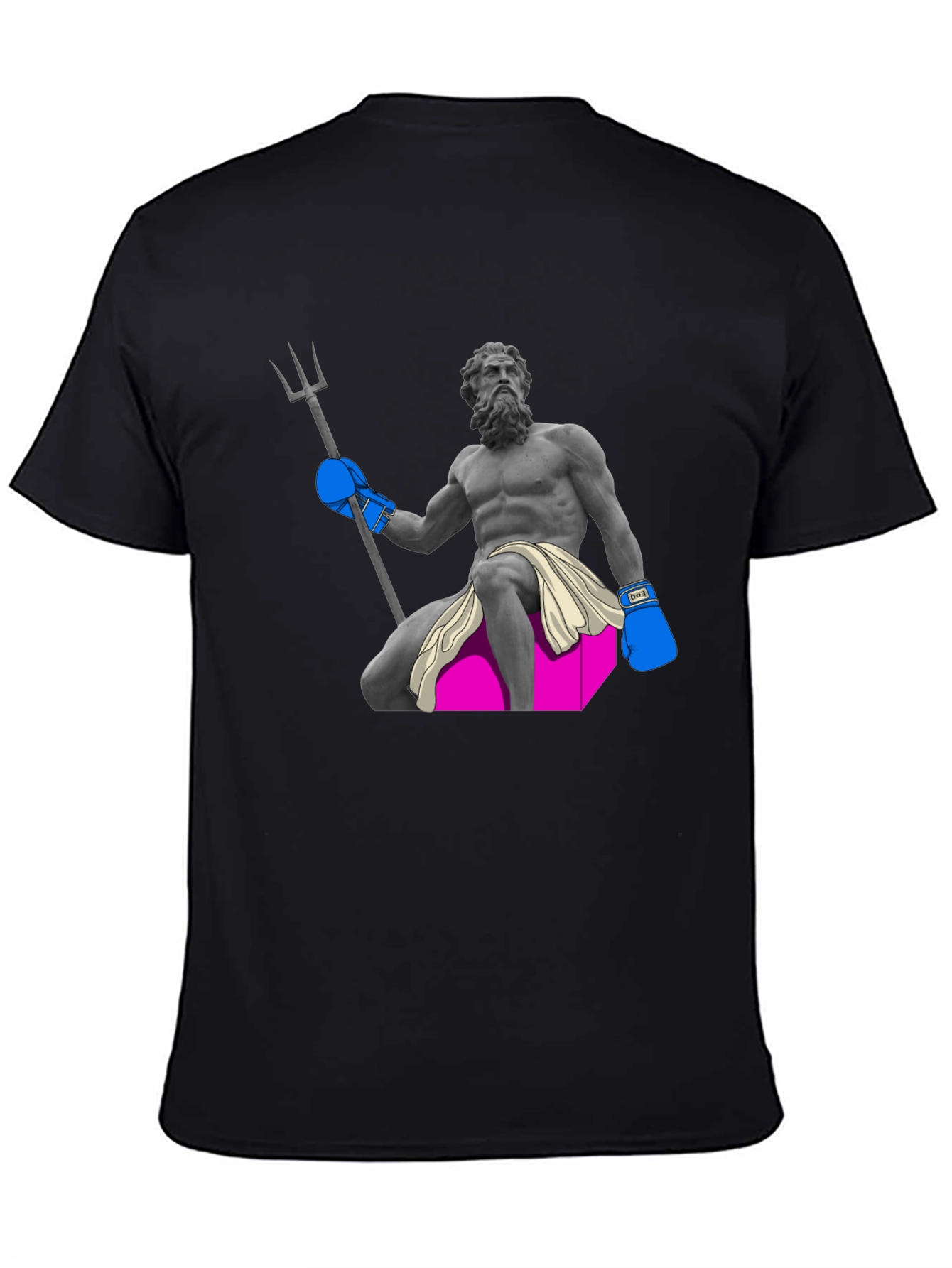Neptune Boxer Black Graphic Tee
