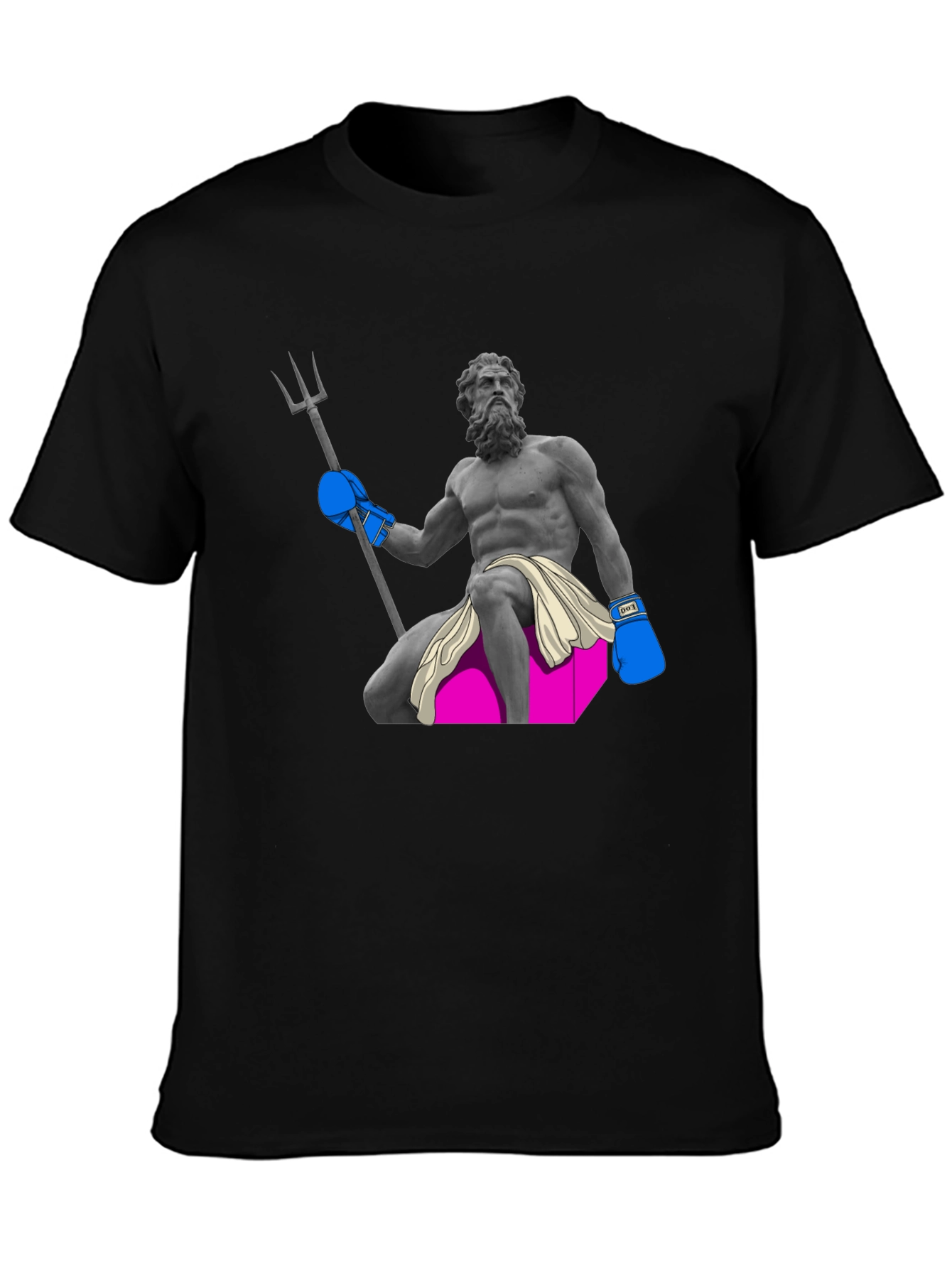 Neptune Boxer Black Graphic Tee