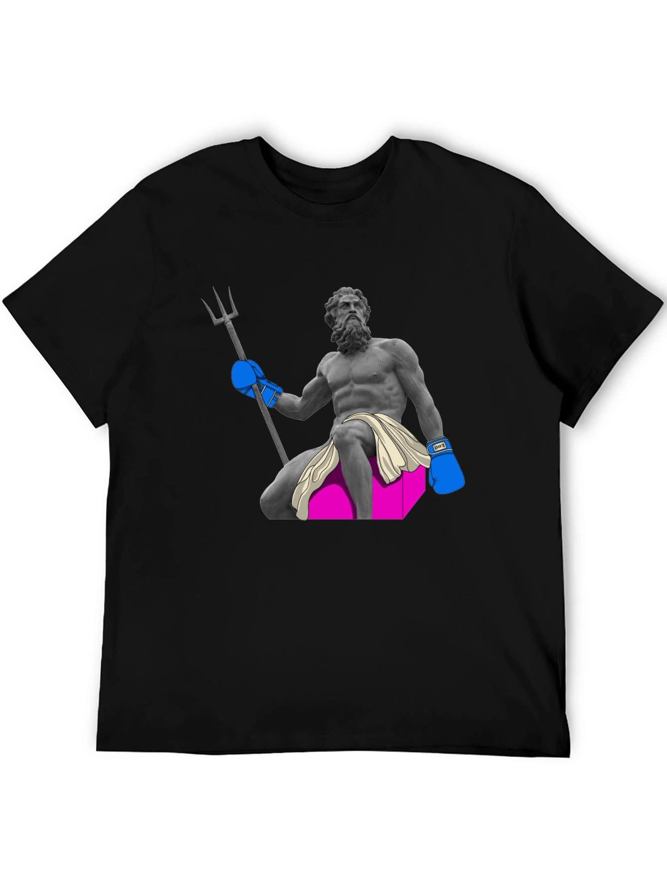 Neptune Boxer Black Graphic Tee