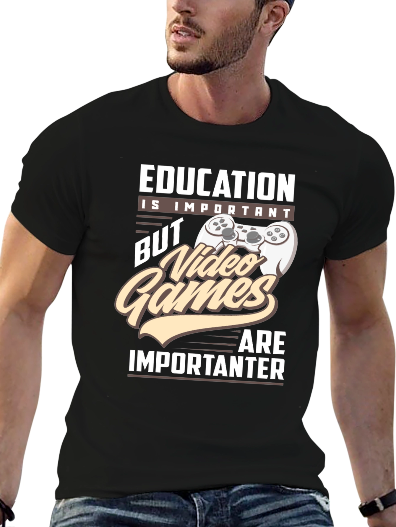 Education is Important Video Games T-Shirt