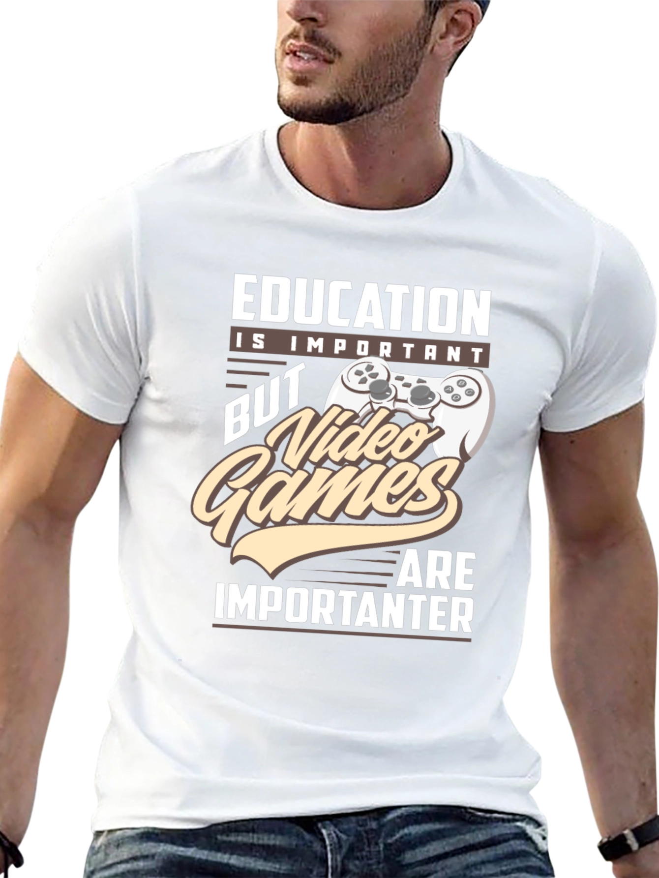 Education is Important Video Games T-Shirt