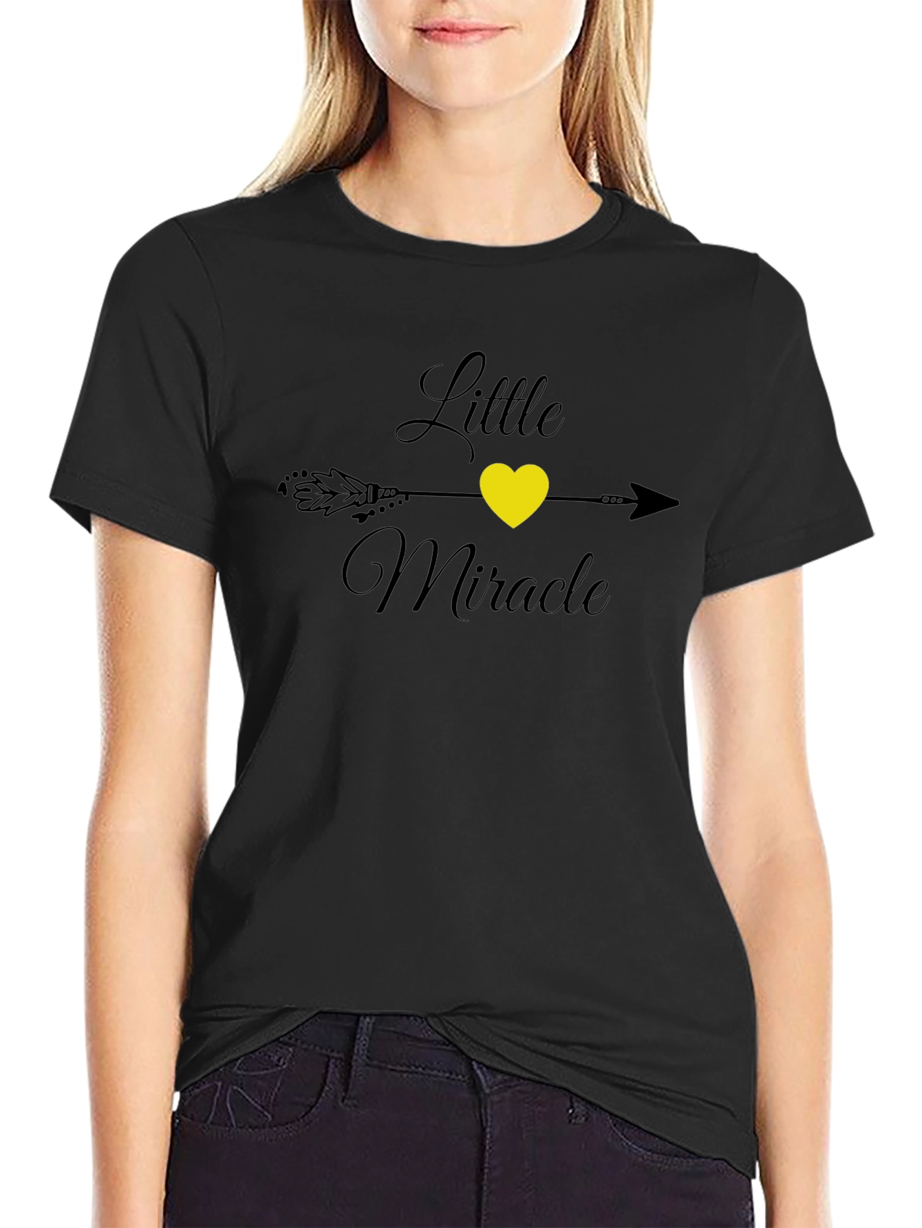 Little Miracle Arrow Heart Tee
