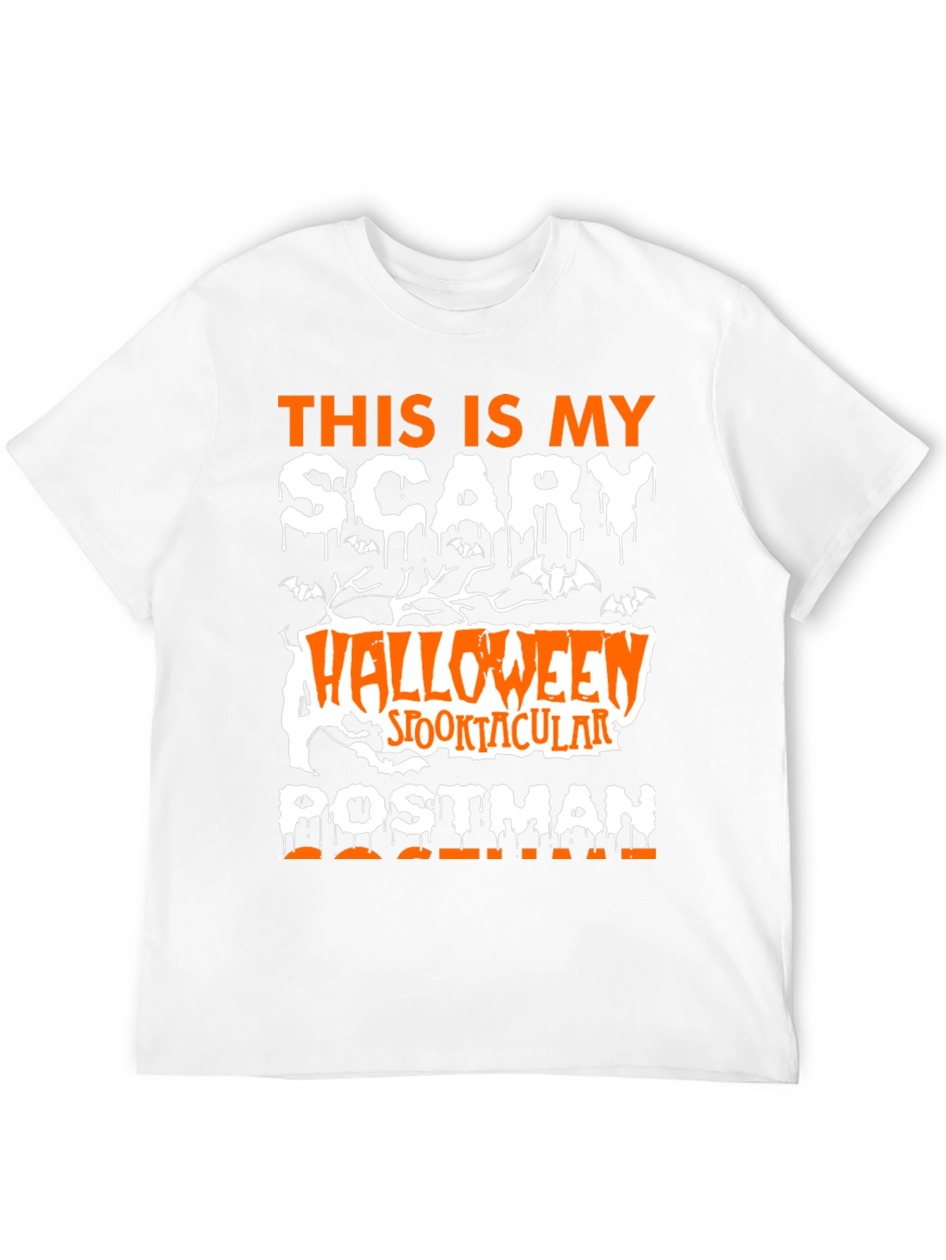 Scary Halloween Postman T-Shirt