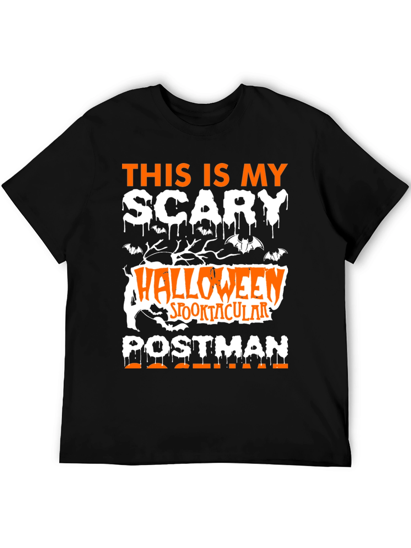 Scary Halloween Postman T-Shirt