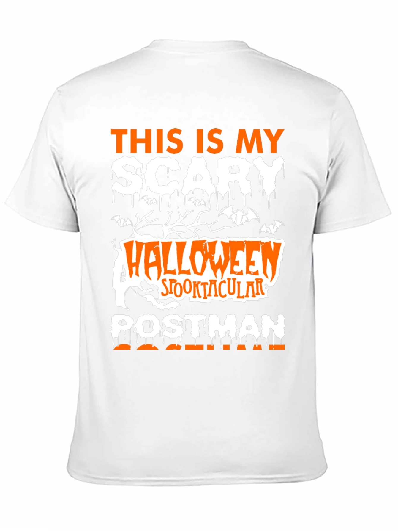 Scary Halloween Postman T-Shirt