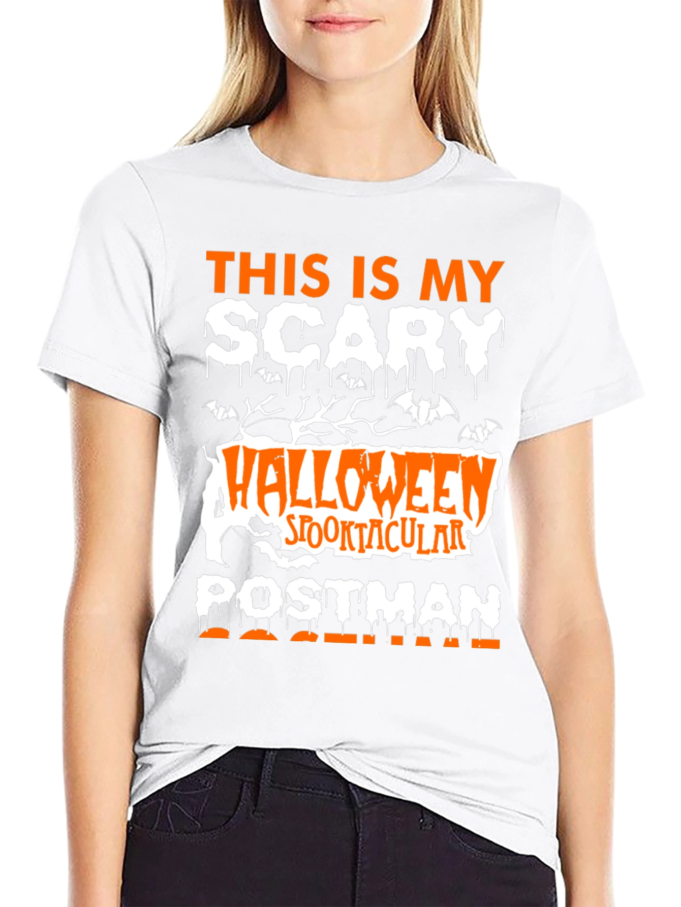 Scary Halloween Postman T-Shirt
