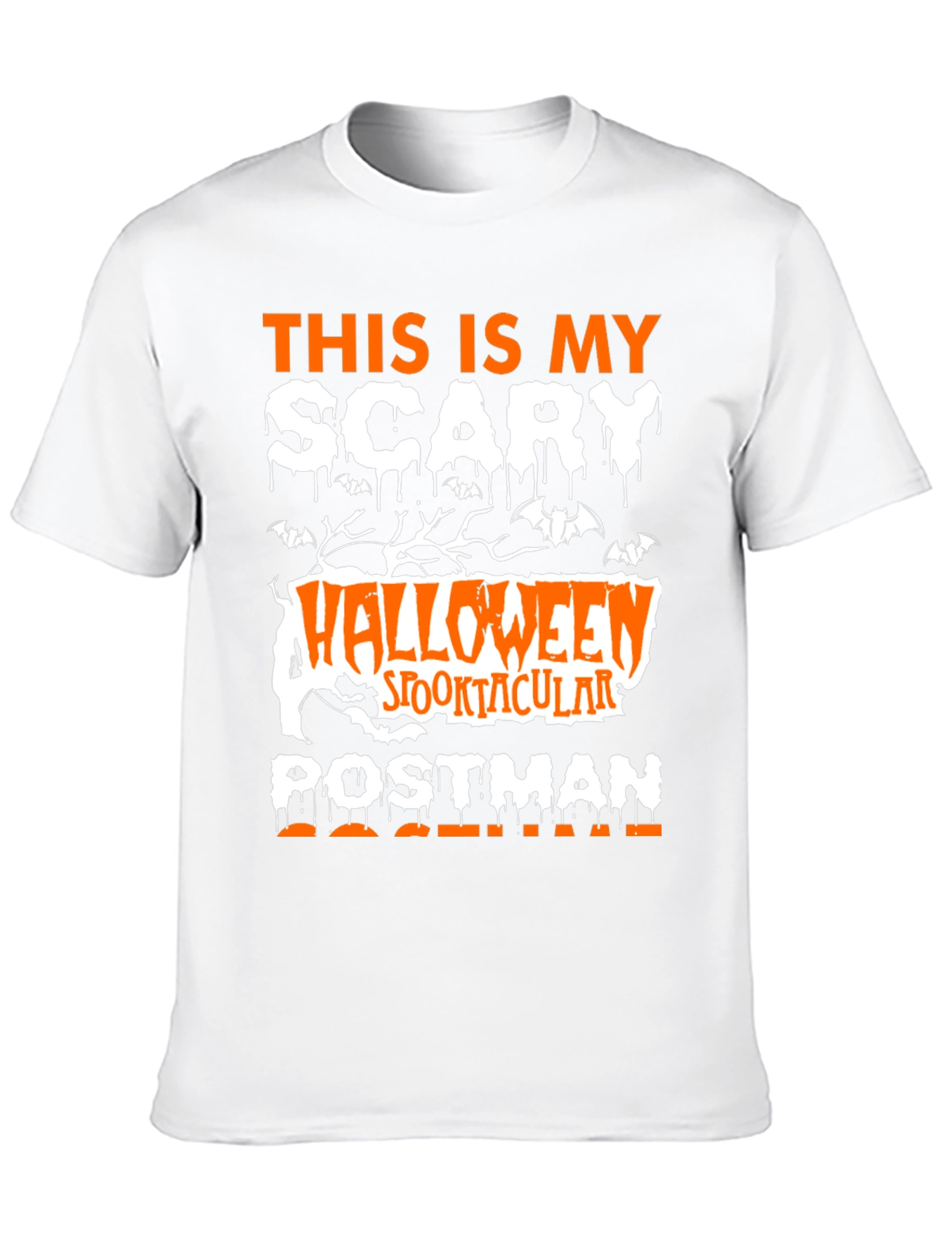 Scary Halloween Postman T-Shirt