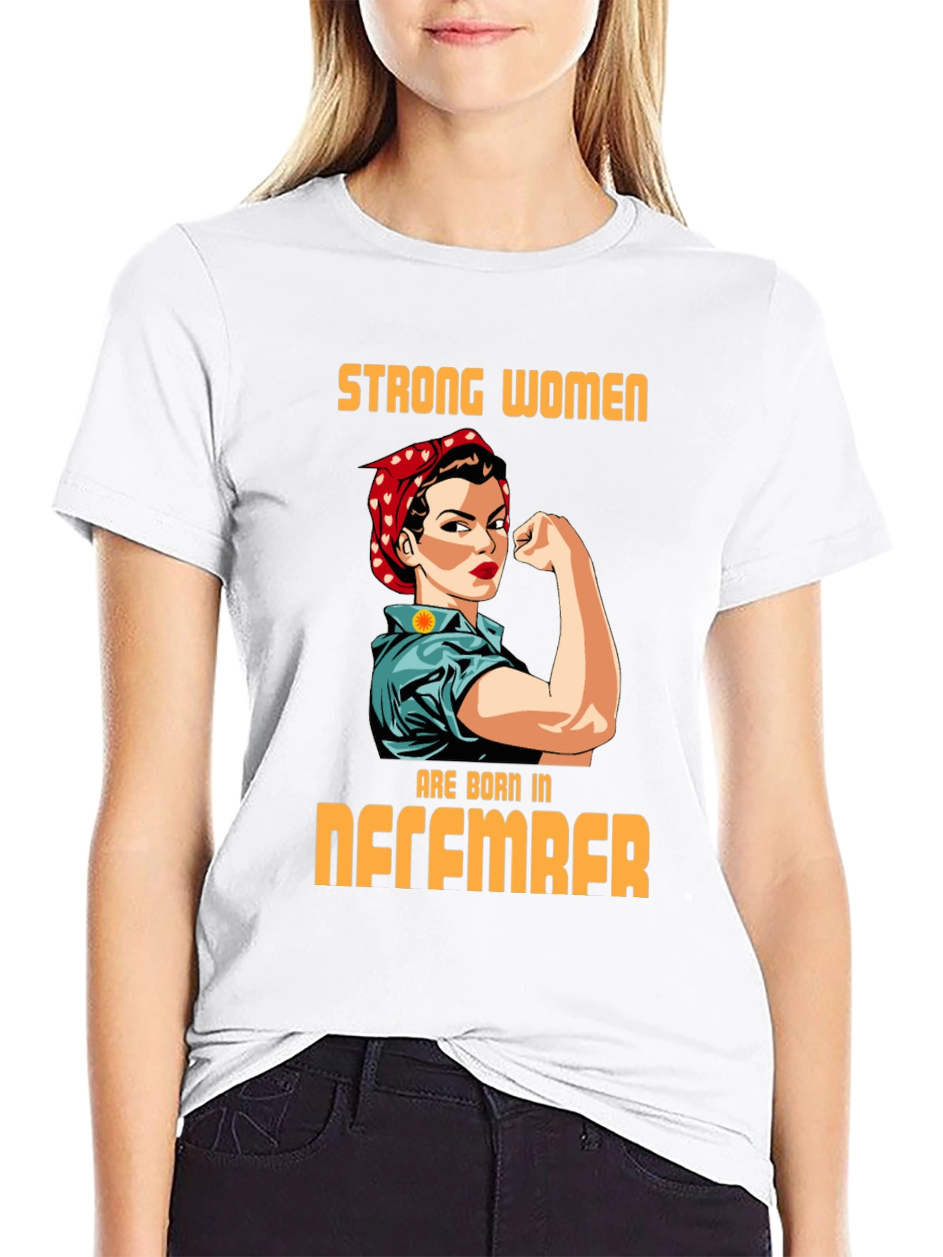 Strong Women Born in December Graphic T-Shirt