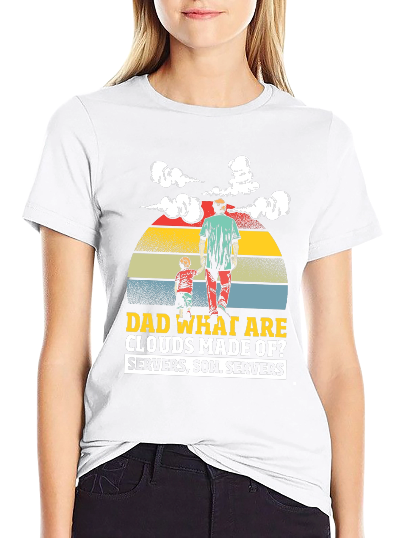 Dad What Are Clouds Made Of? Graphic T-Shirt