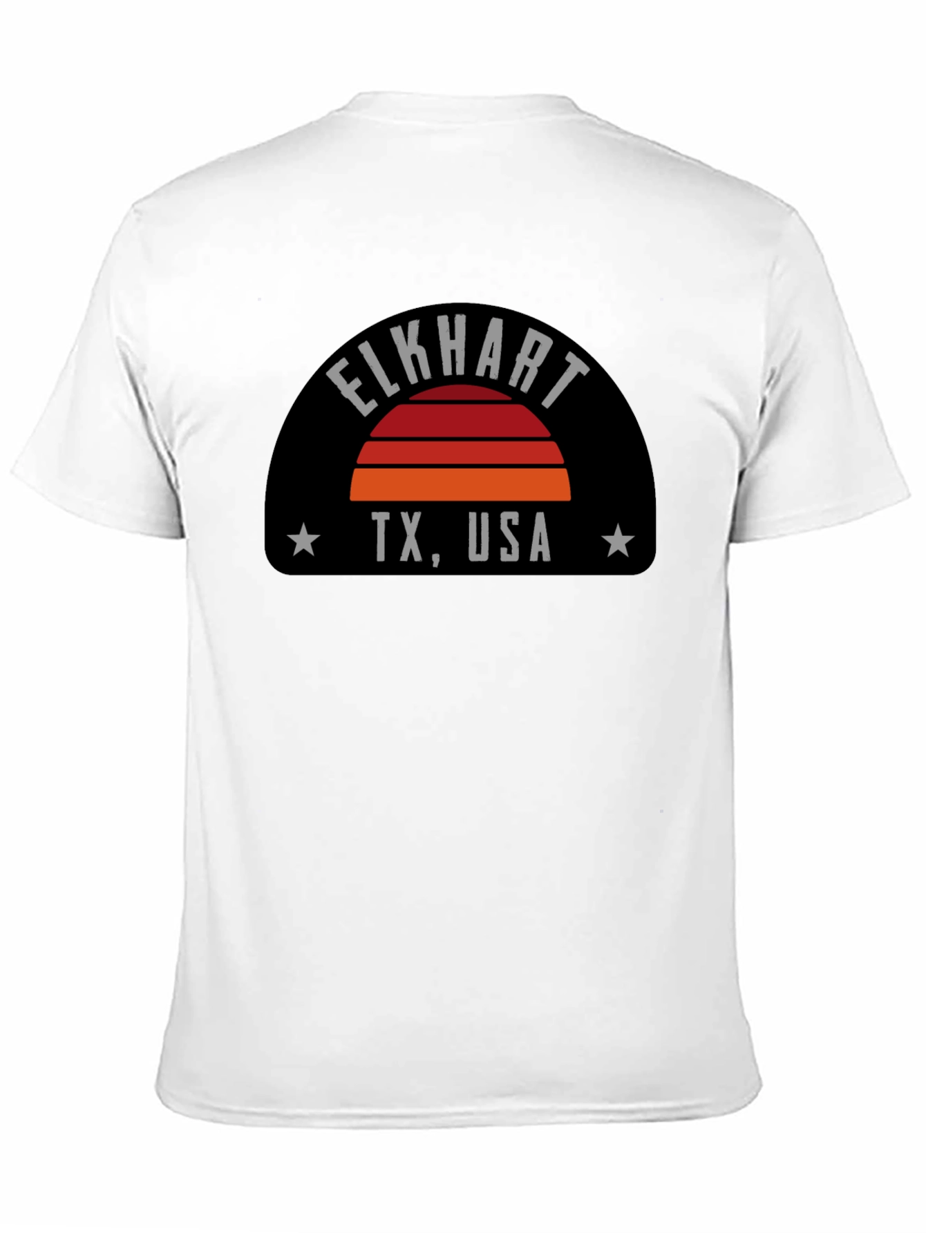 Elkhart TX USA Black Graphic Tee