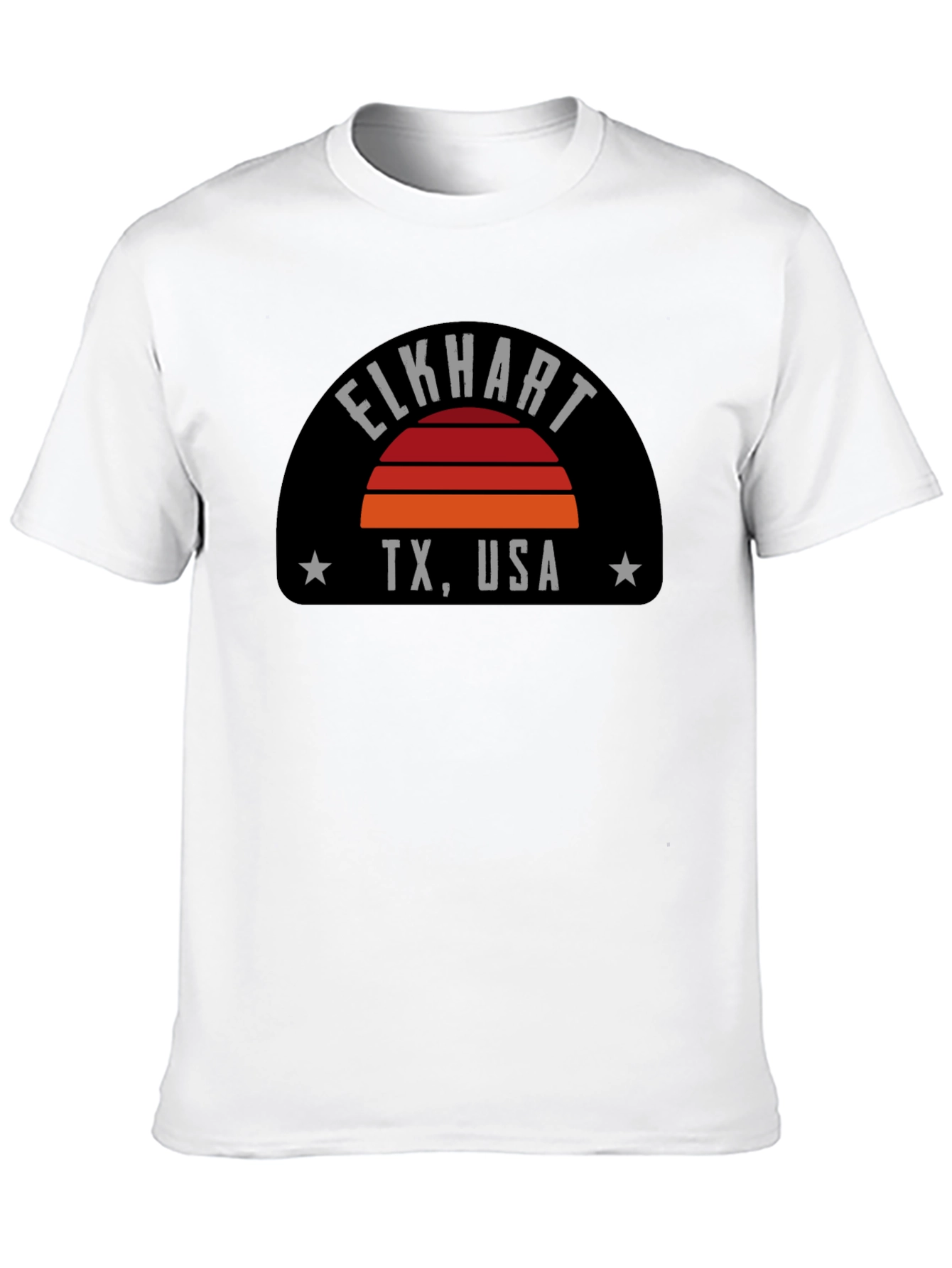 Elkhart TX USA Black Graphic Tee