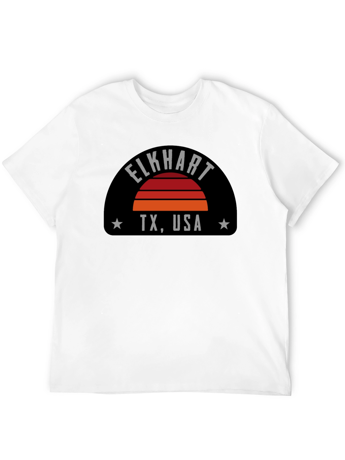 Elkhart TX USA Black Graphic Tee