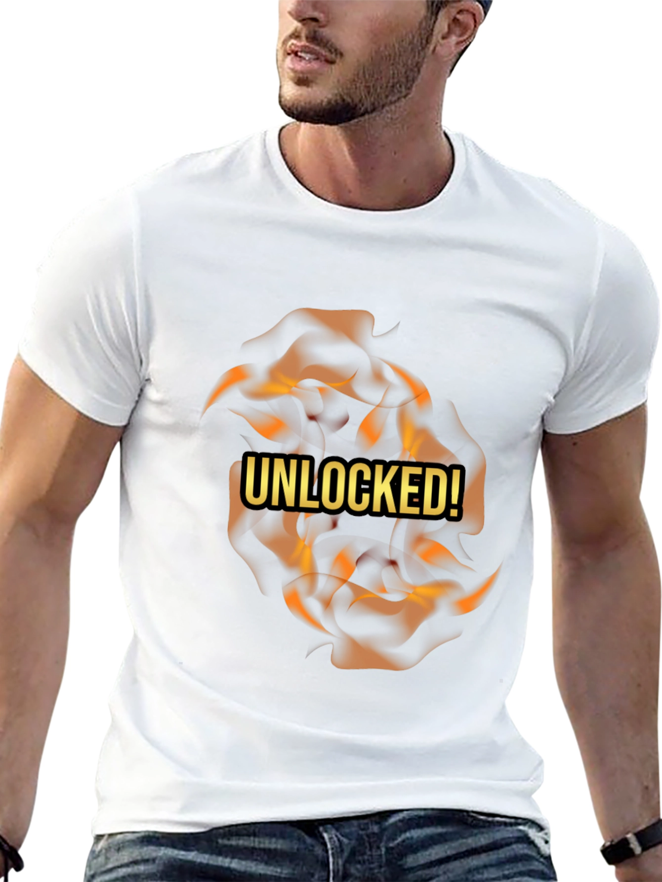 Unleashed Flames Black T-Shirt