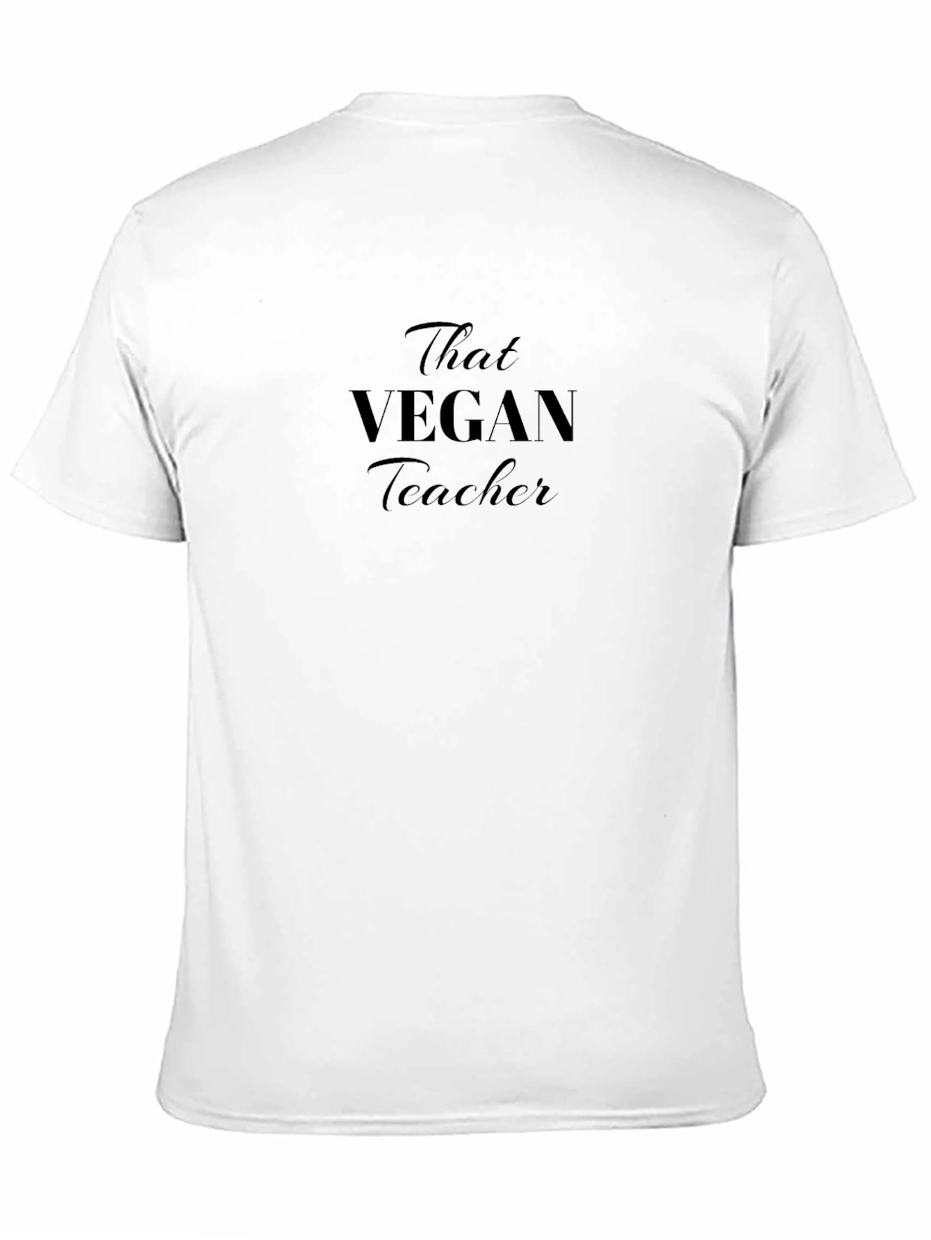 That Vegan Teacher Black T-Shirt