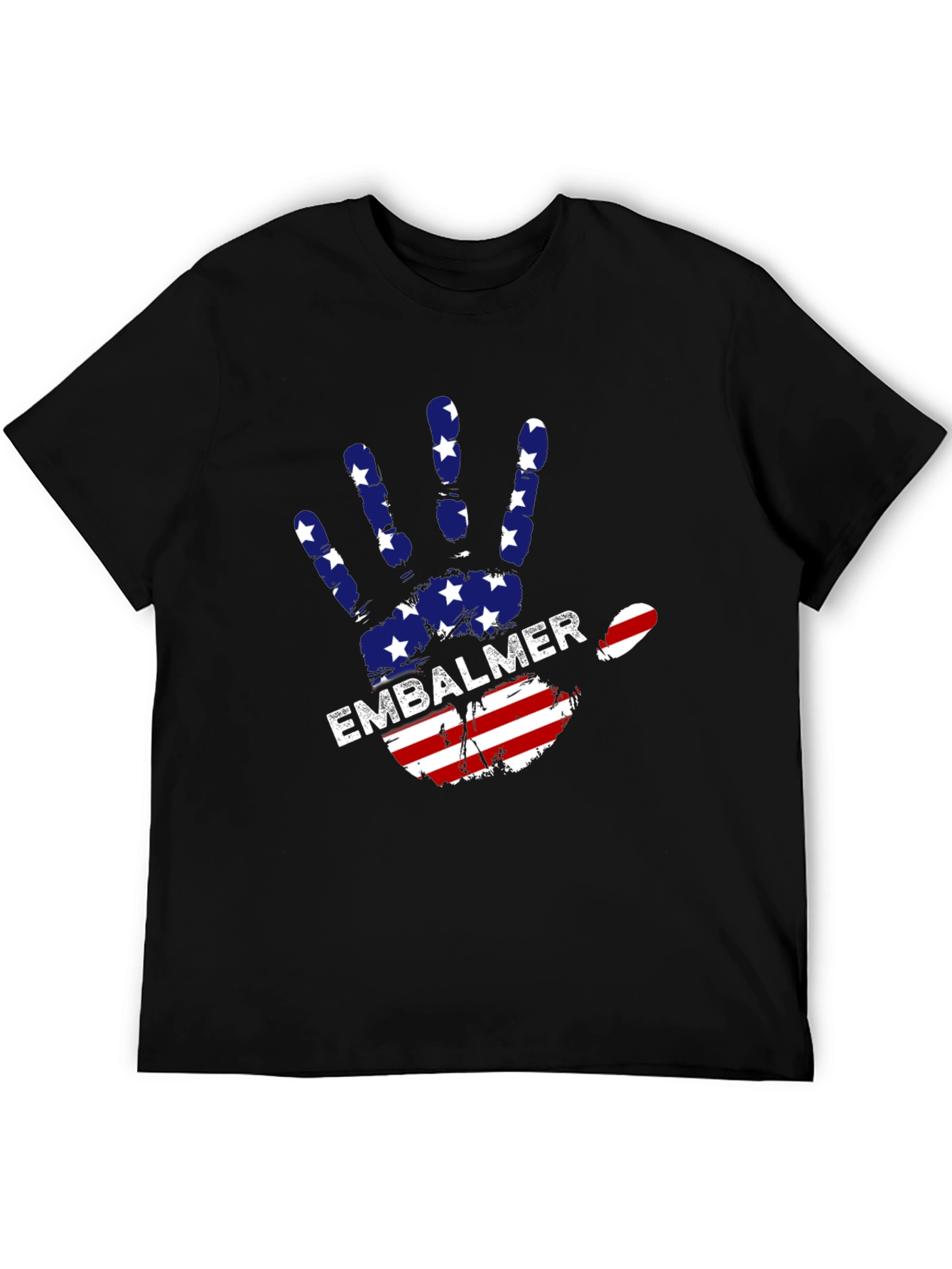 Embalmer American Flag Hand T-Shirt