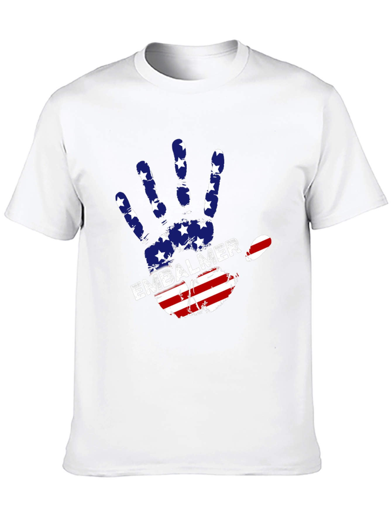 Embalmer American Flag Hand T-Shirt