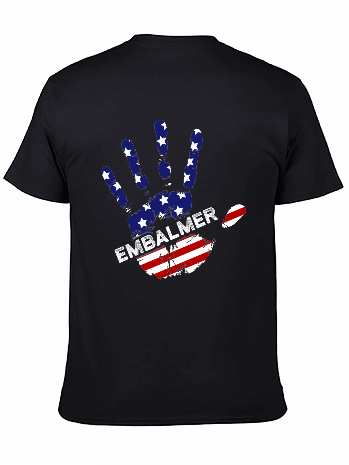 Embalmer American Flag Hand T-Shirt