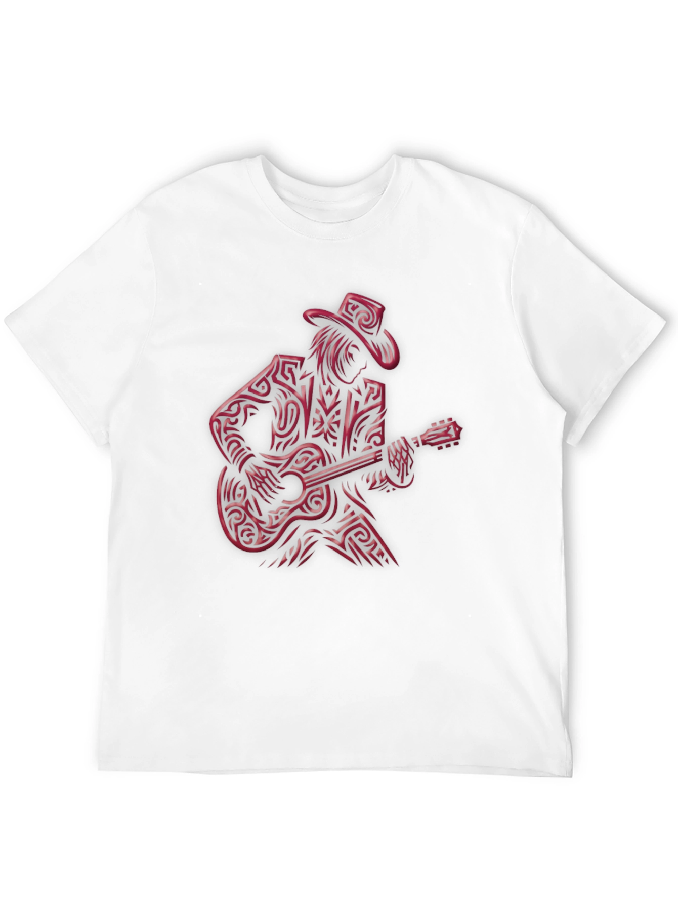 Guitar Man Graphic Tee - Unique Musician Design