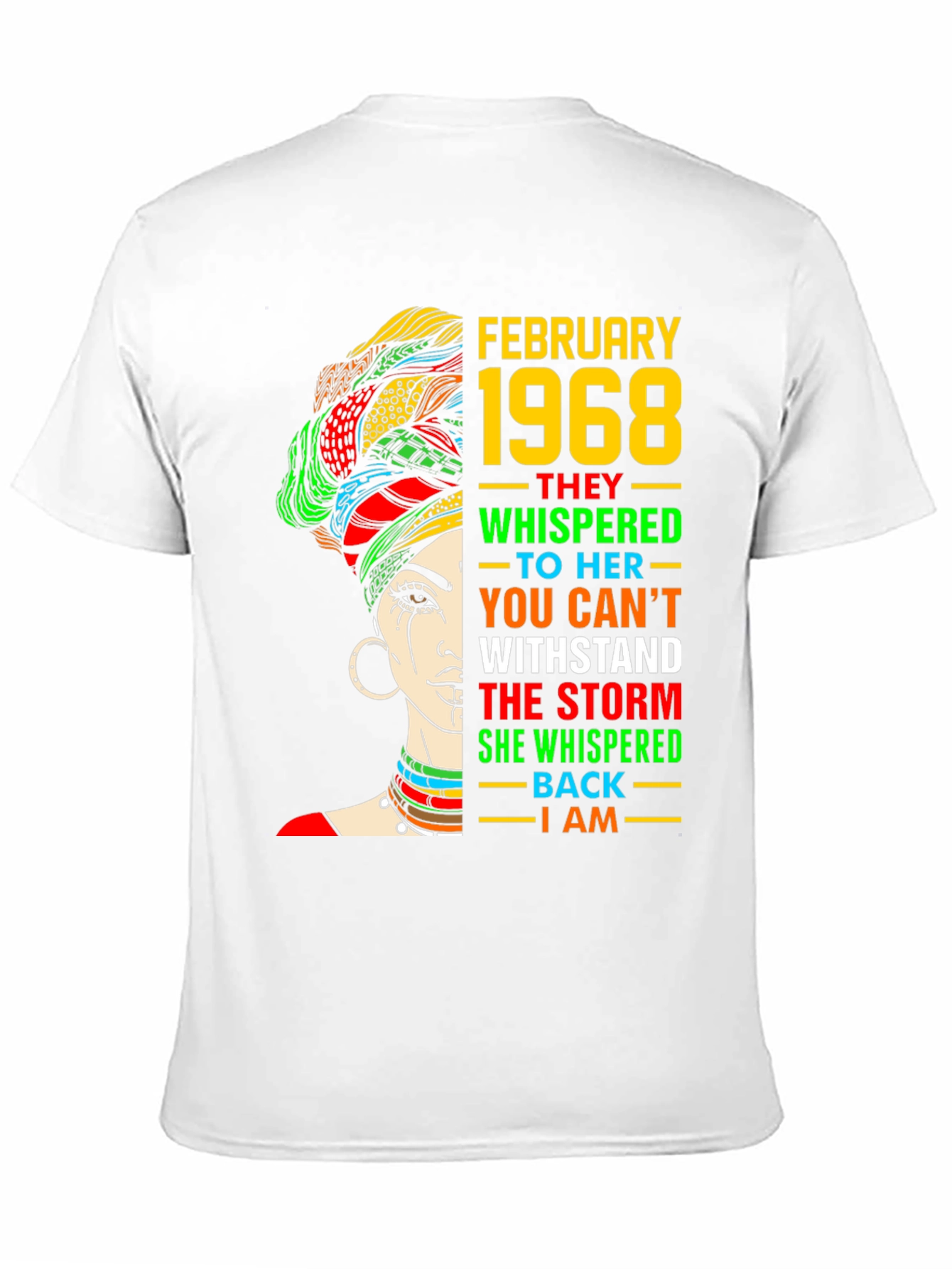 February 1968 T-Shirt: Black History Month